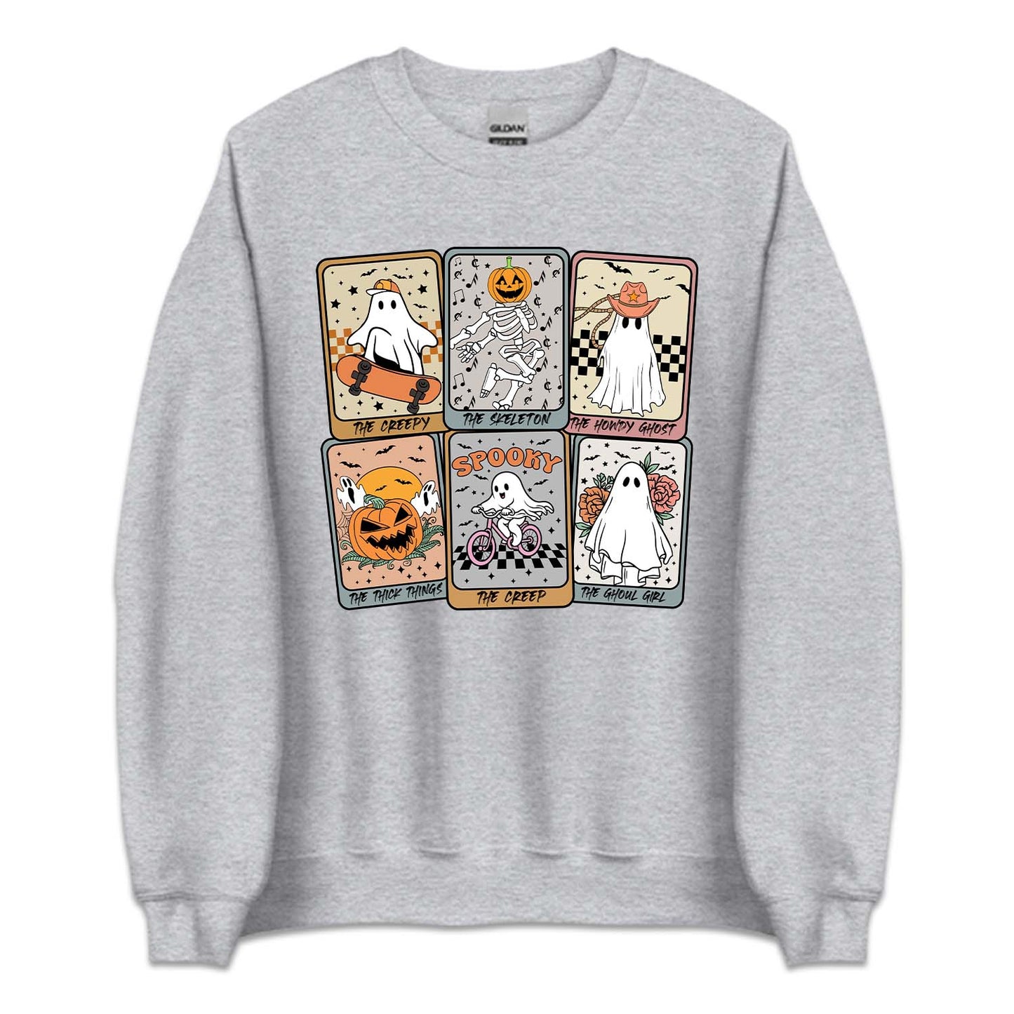 Retro Halloween Ghost Tarot Cards Spooky Ghostly Season | PRODUCT CODE: HLWGSOTHR