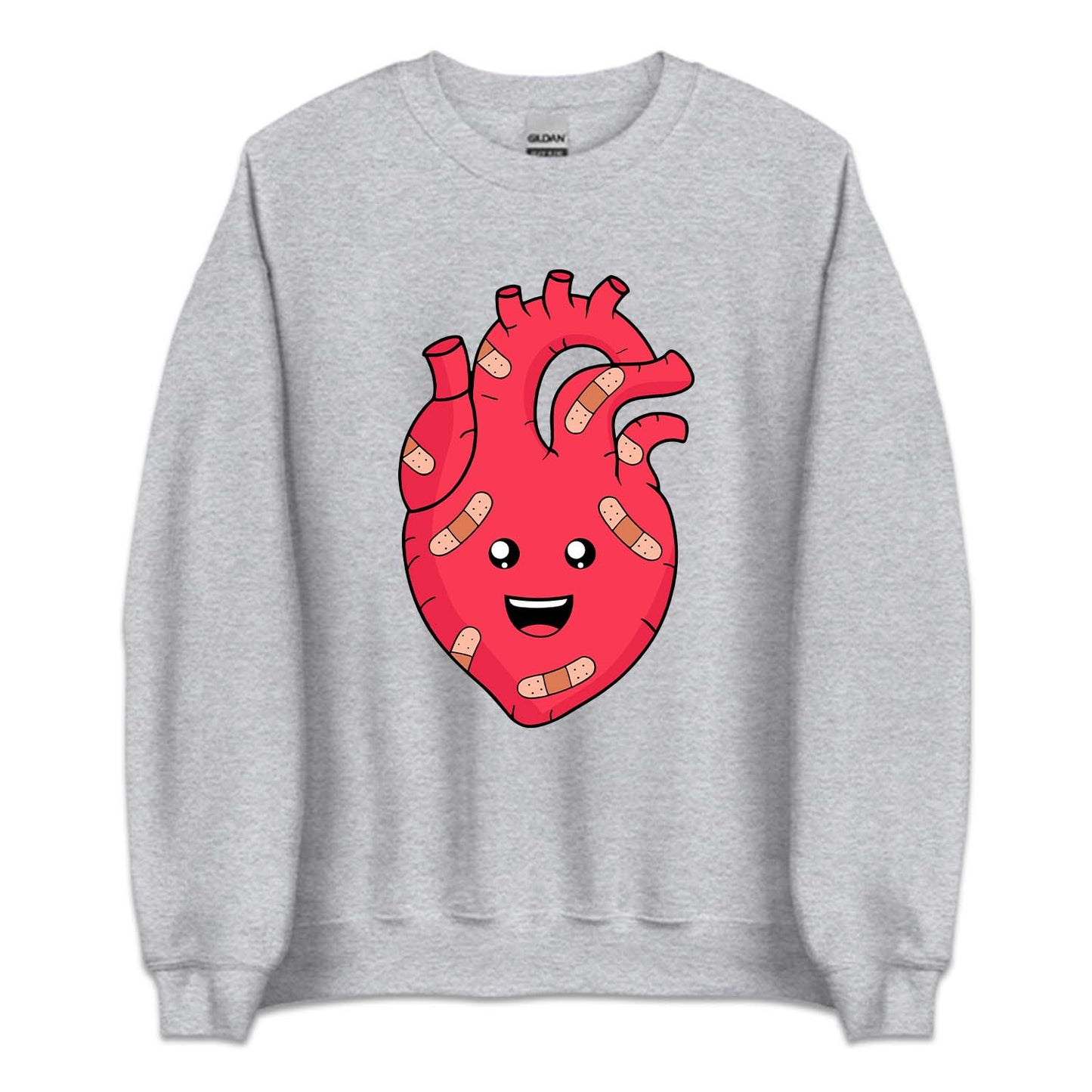 Heart With Bandaids Heart Warrior | PRODUCT CODE: FRTWBDSWA