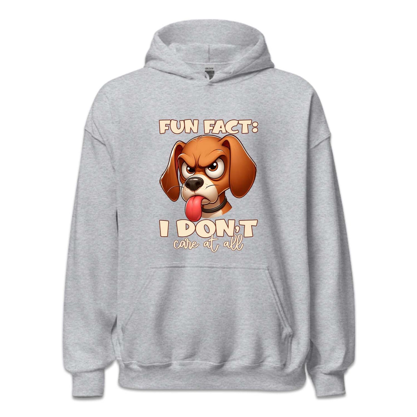 Fun Fact I Don't Care At All Angry Cartoon Dog | PRODUCT CODE: ANGCRTDPSC