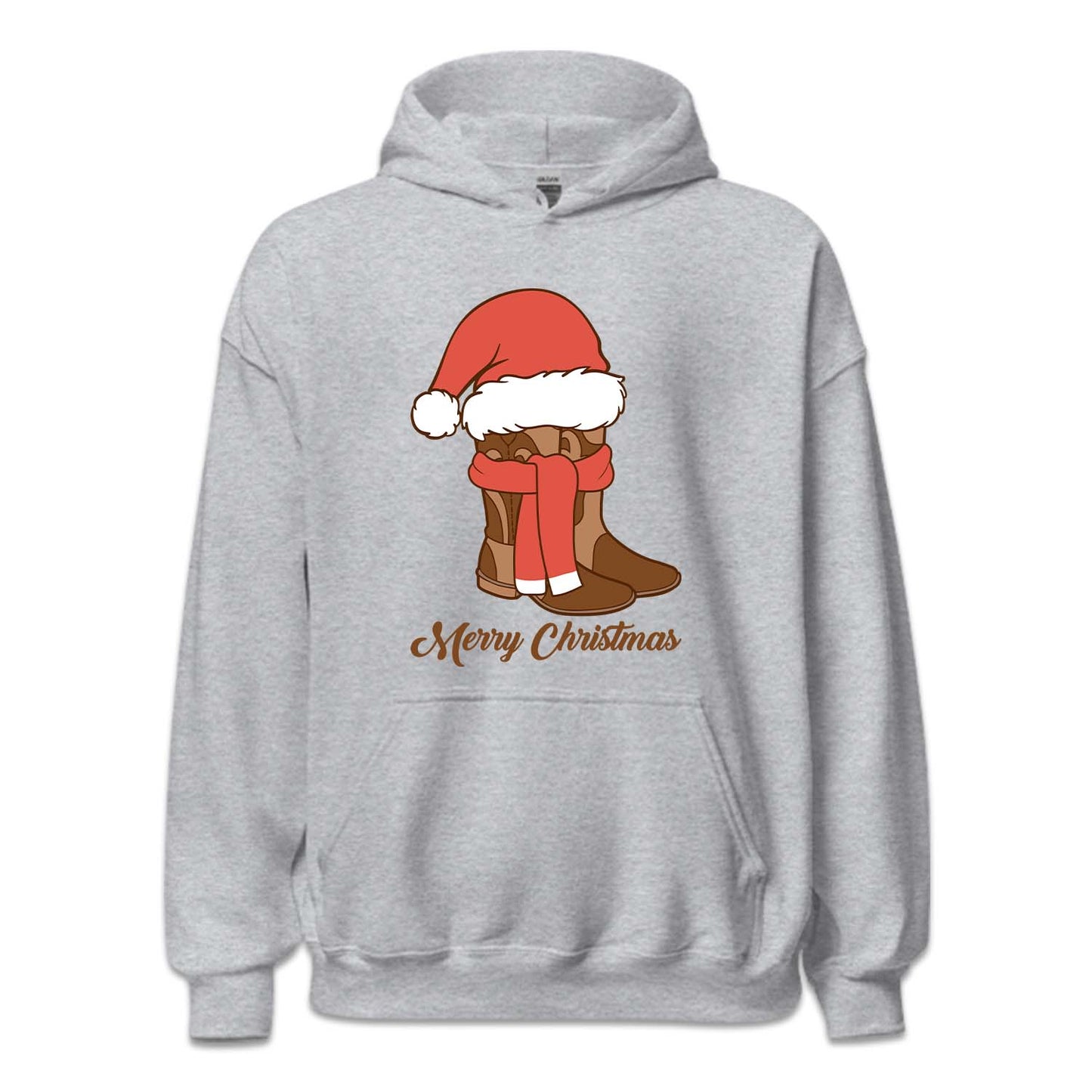 Western Christmas Rustic Santa Cowboy Boots Xmas | PRODUCT CODE: WTRNFVHLDCM