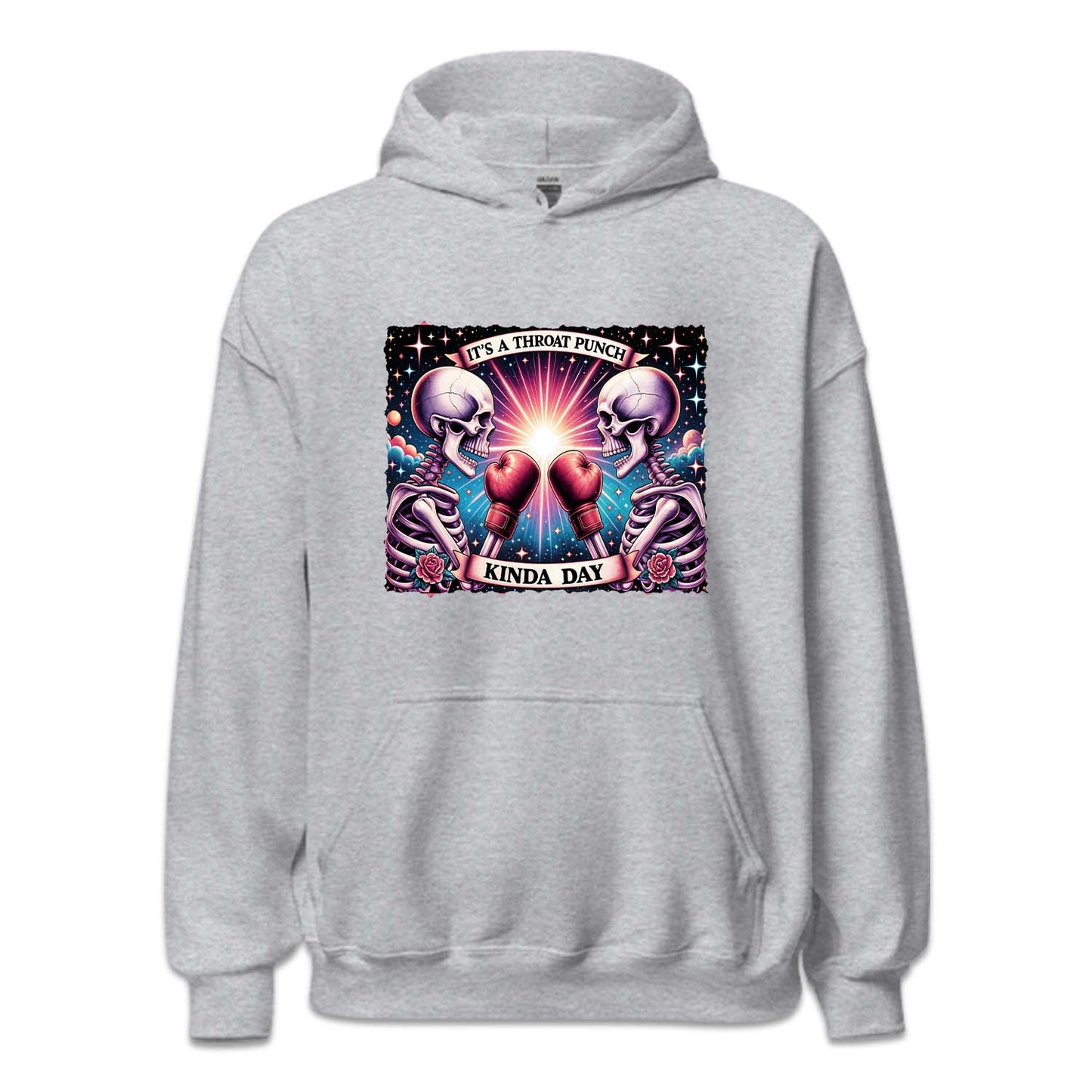 It's A Throat Punch Kinda Day Snarky Skeletons | PRODUCT CODE: ITHRAPNCKN