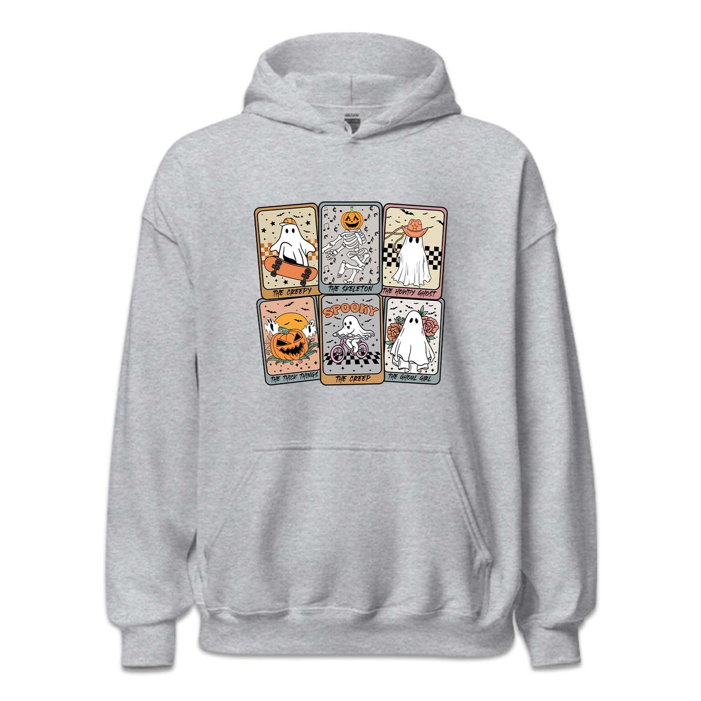 Retro Halloween Ghost Tarot Cards Spooky Ghostly Season | PRODUCT CODE: HLWGSOTHR