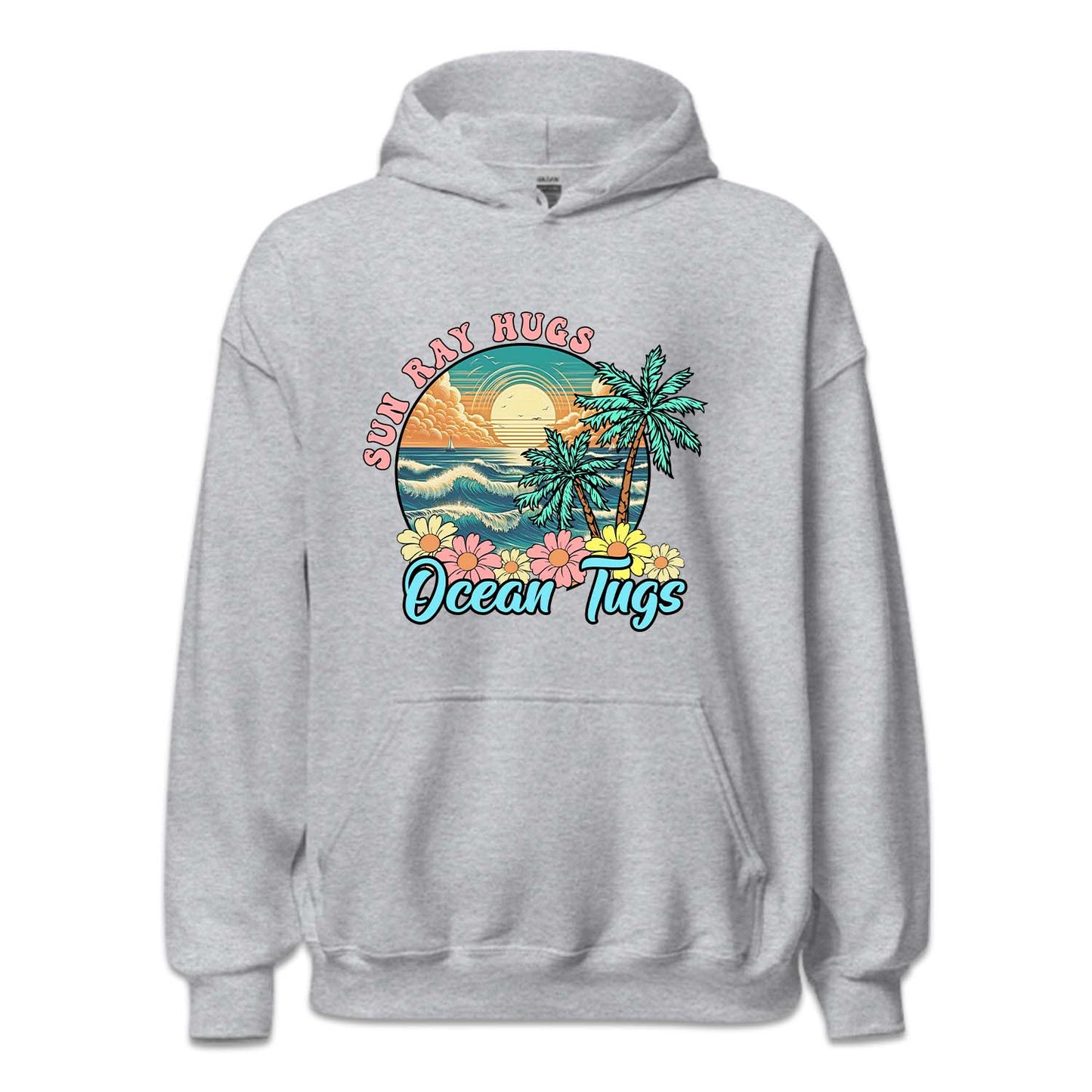 Retro Summer Sun Ray Hugs Ocean Tugs | PRODUCT CODE: SNRYHGOC