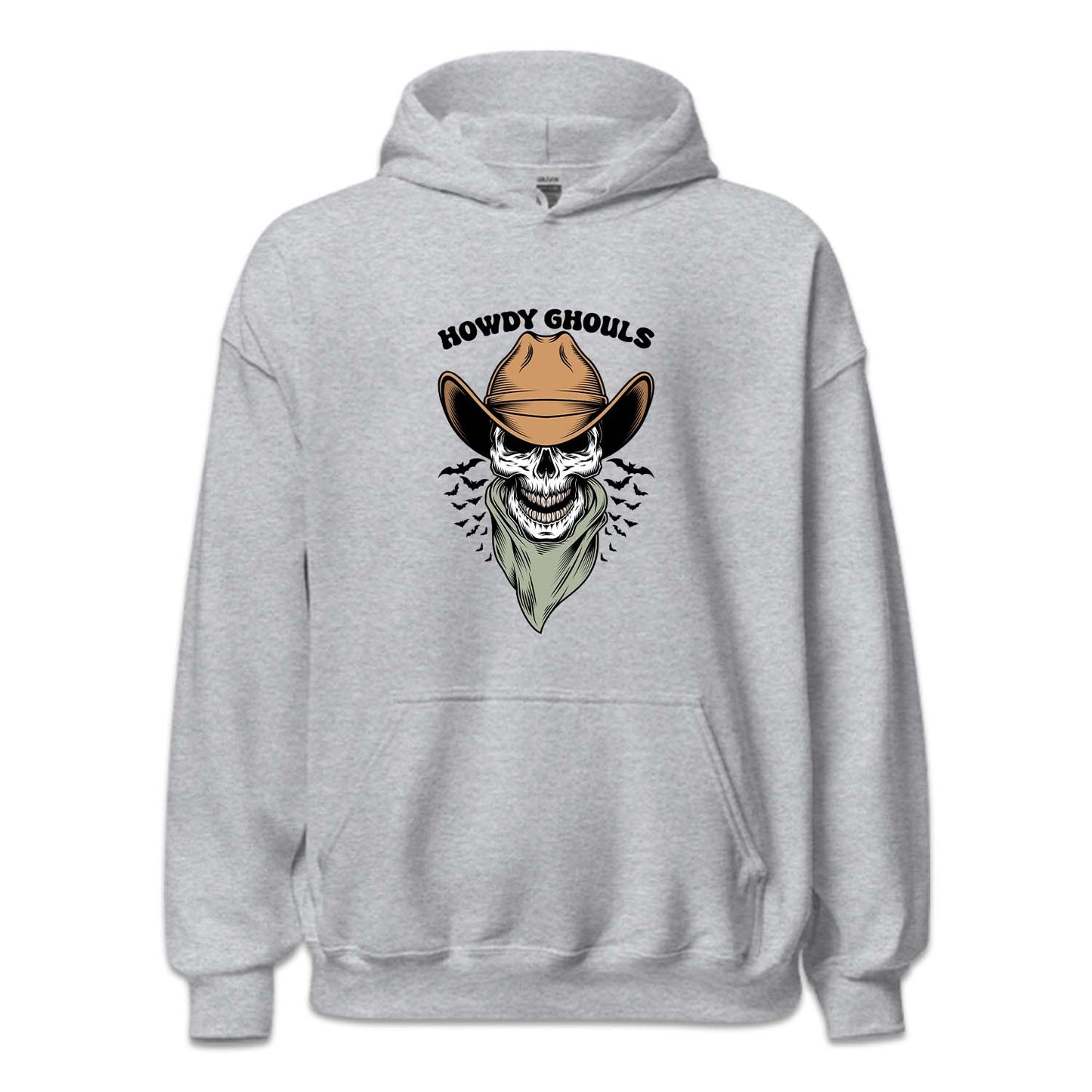 Howdy Ghouls Western Skull Cowboy Halloween | PRODUCT CODE: HWDGLUSCW