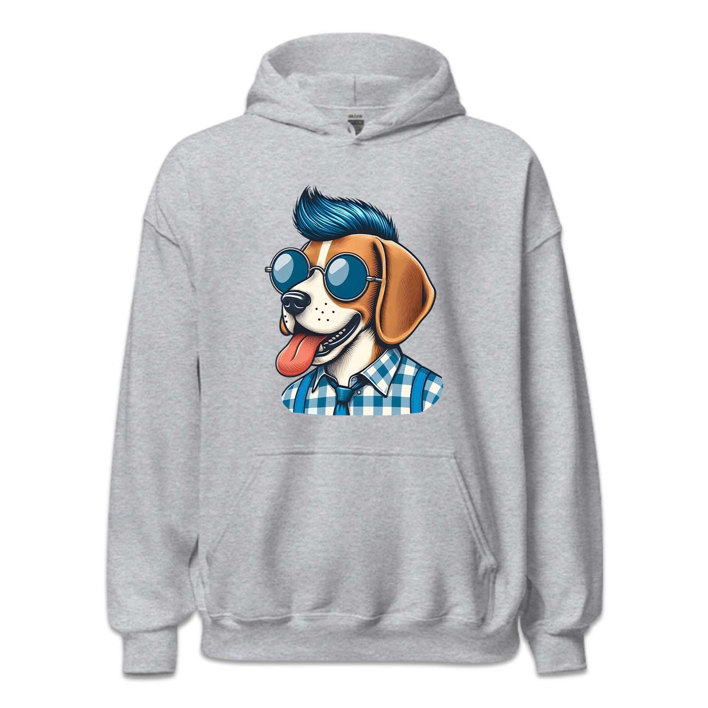 Beagle Punk Dog with Sunglasses Spiked Hair | PRODUCT CODE: BGLEDOPNK