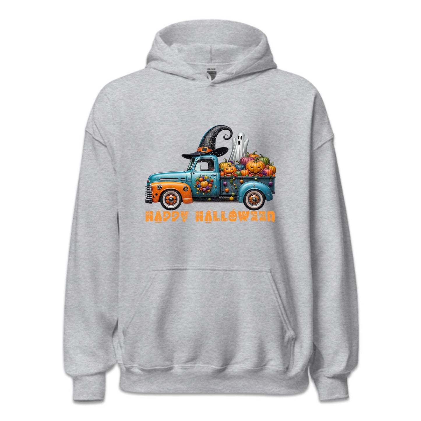 Halloween Pickup Truck Boo Ghost Pumpkins | PRODUCT CODE: HLPCKPUCK