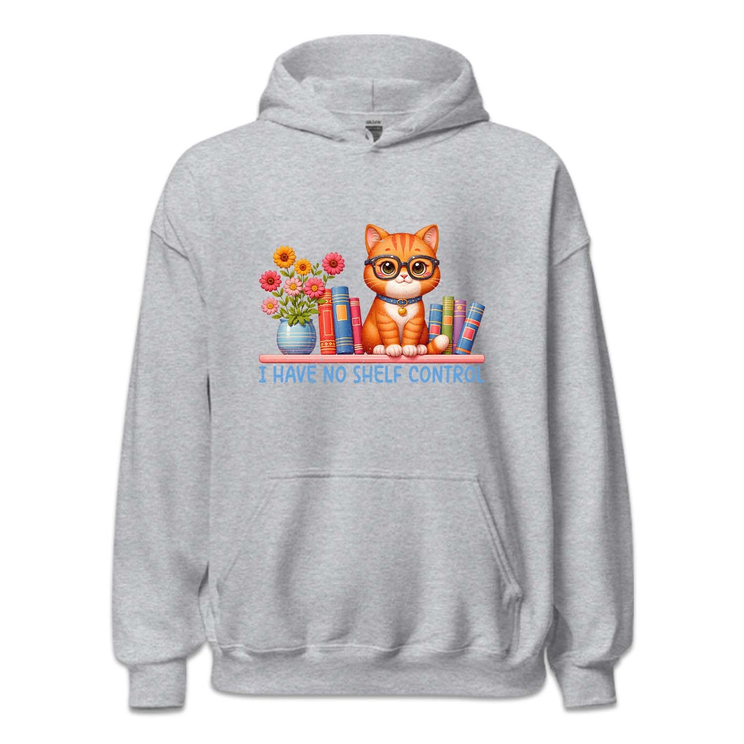 I Have No Shelf Control Cat and Books | PRODUCT CODE: HVNSHLFCN