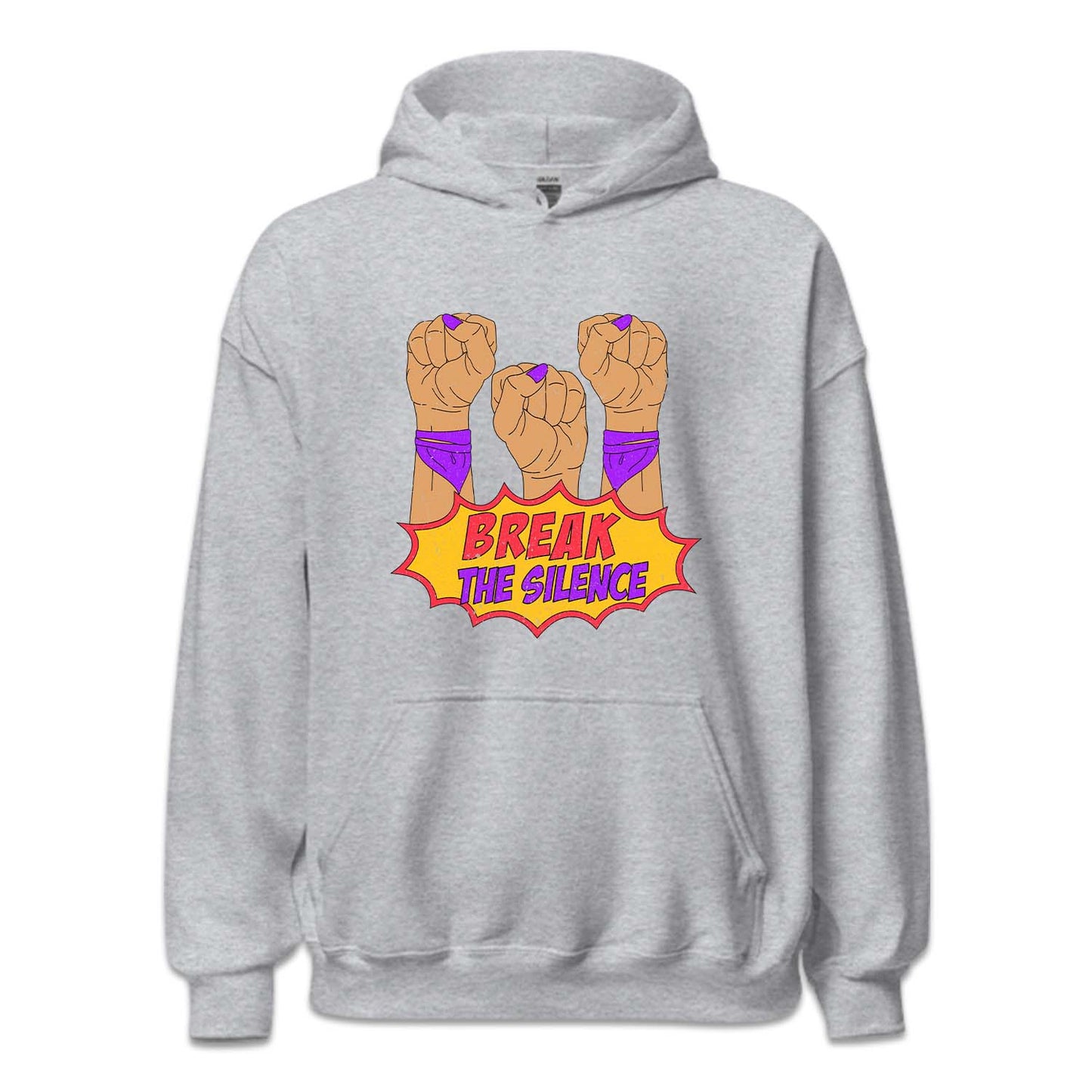 Domestic Violence Awareness Break The Silence Purple Ribbon | PRODUCT CODE: BRKETHSLIC