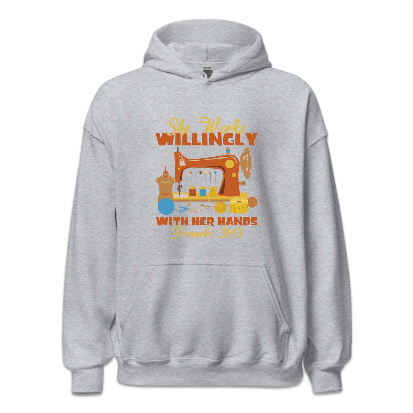 She Works Willingly With Her Hands Sewing Machine | PRODUCT CODE: SWLNGYHRN