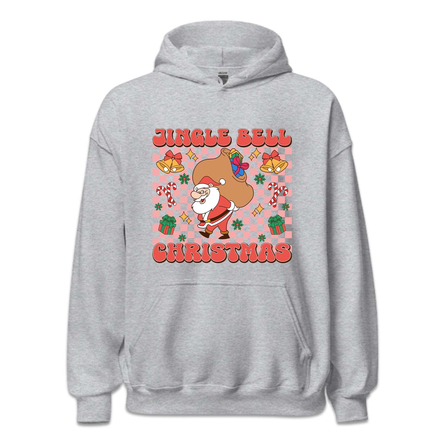 Christmas Jingle Bell Xmas Santa Claus with Bag of Gifts | PRODUCT CODE: JNGLBECHRST