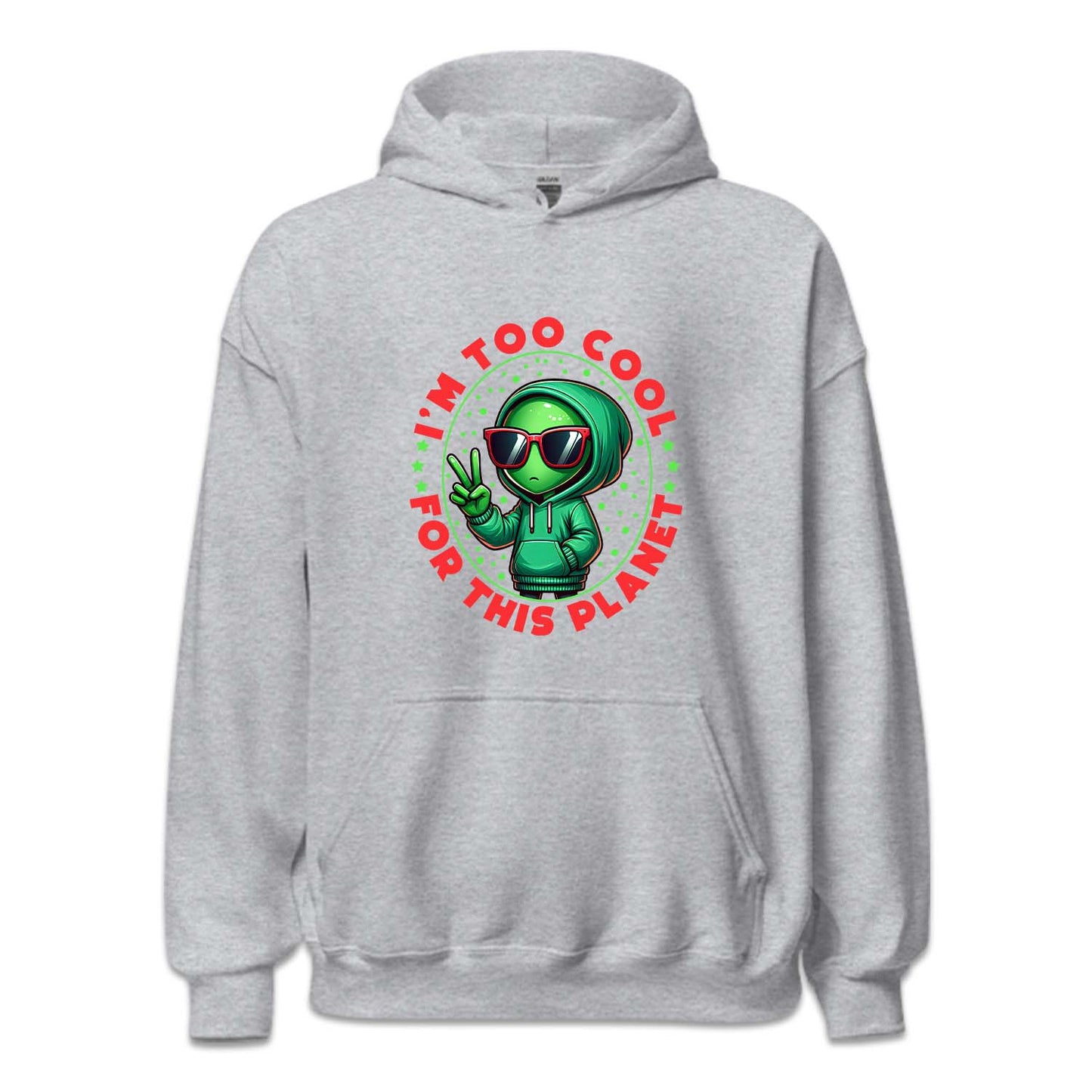 i'm Too Cool For This Planet UFO Alien | PRODUCT CODE: UALFOEXTSC
