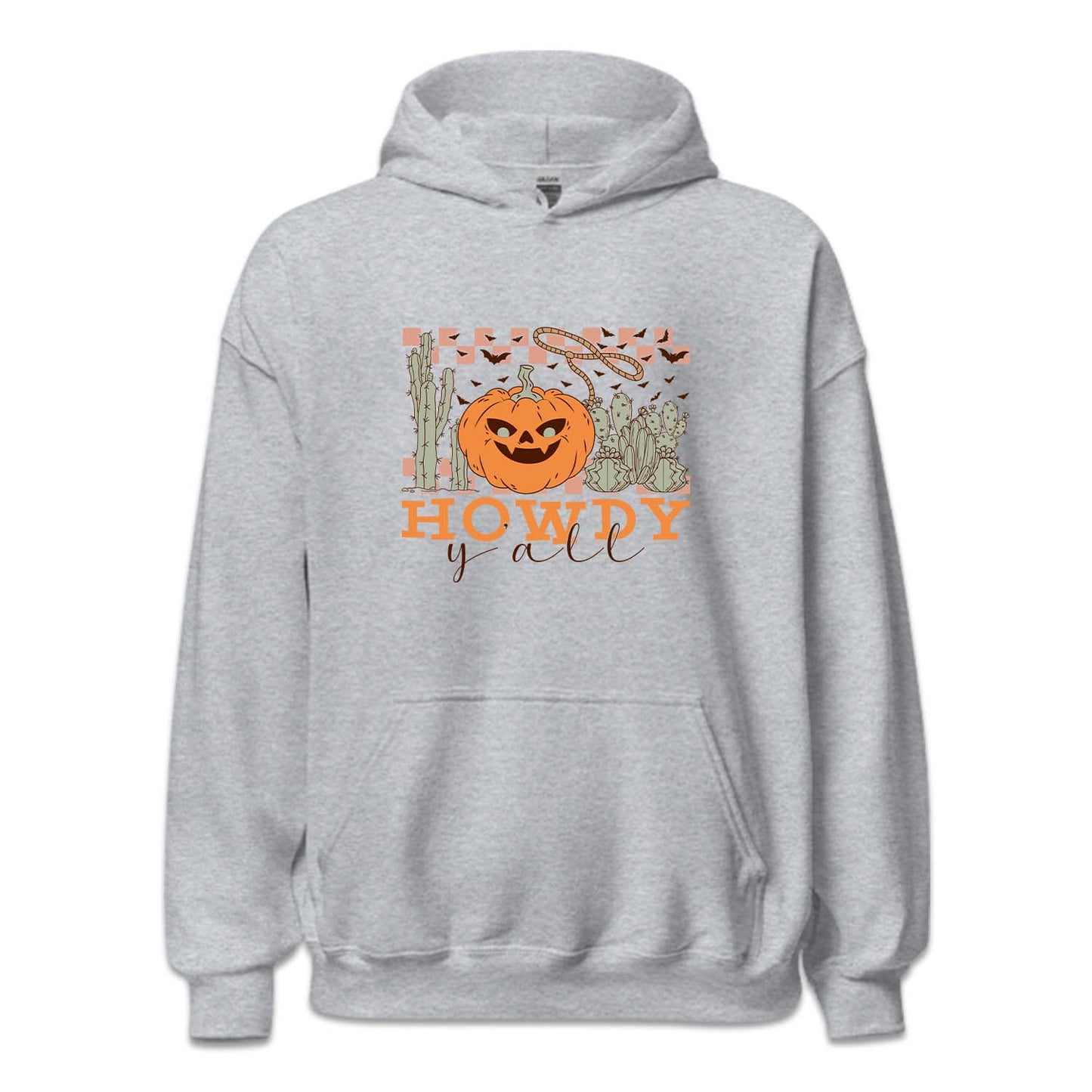 Howdy Y'all Cactus Pumpkin Western Halloween | PRODUCT CODE: HDYALWSTNC