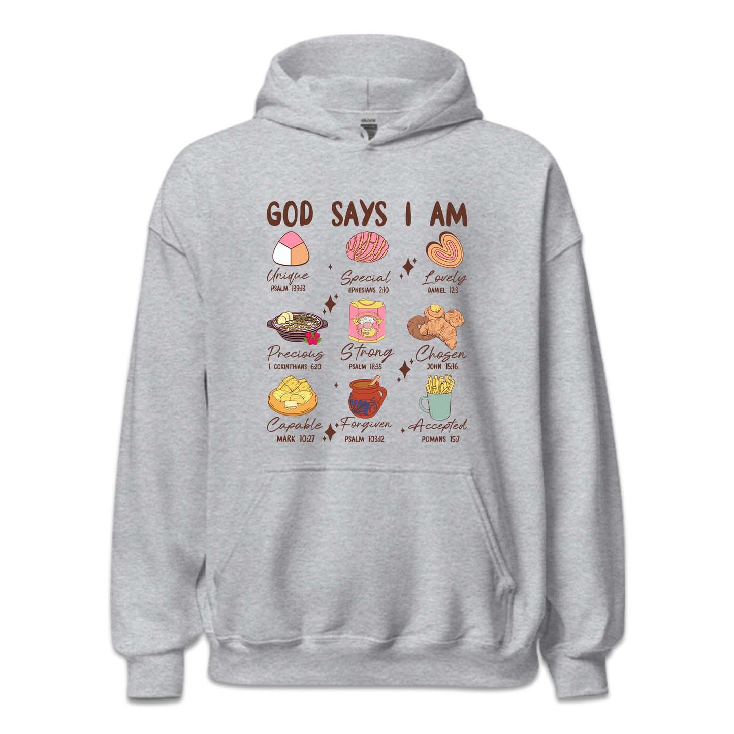 God Says I Am, Mexican Christmas Christian Bible Verse Latino Xmas | PRODUCT CODE: GDSYMACHRBL