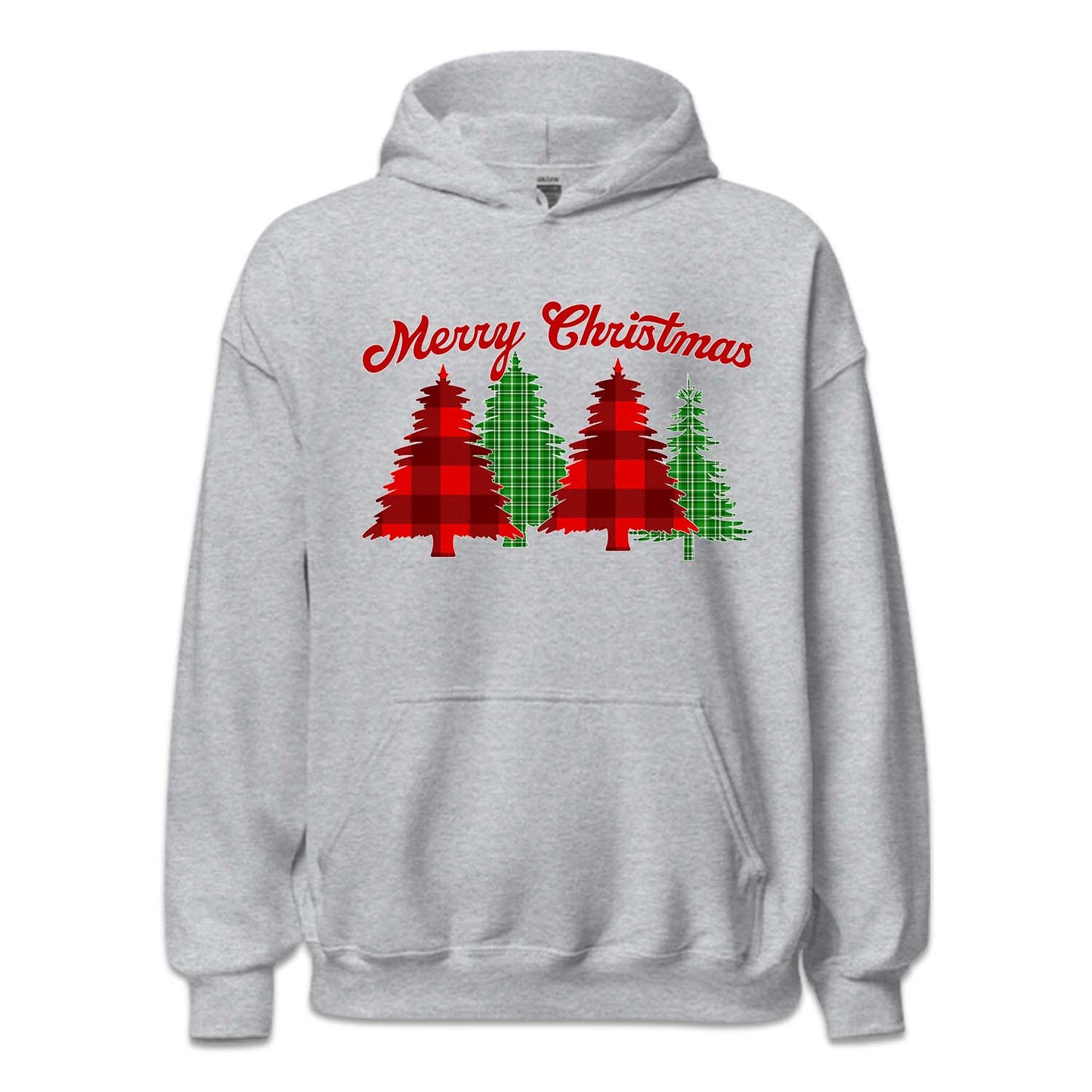 Merry Christmas Buffalo Plaid Trees Festive Xmas | PRODUCT CODE: MRYCHBFLOTRE