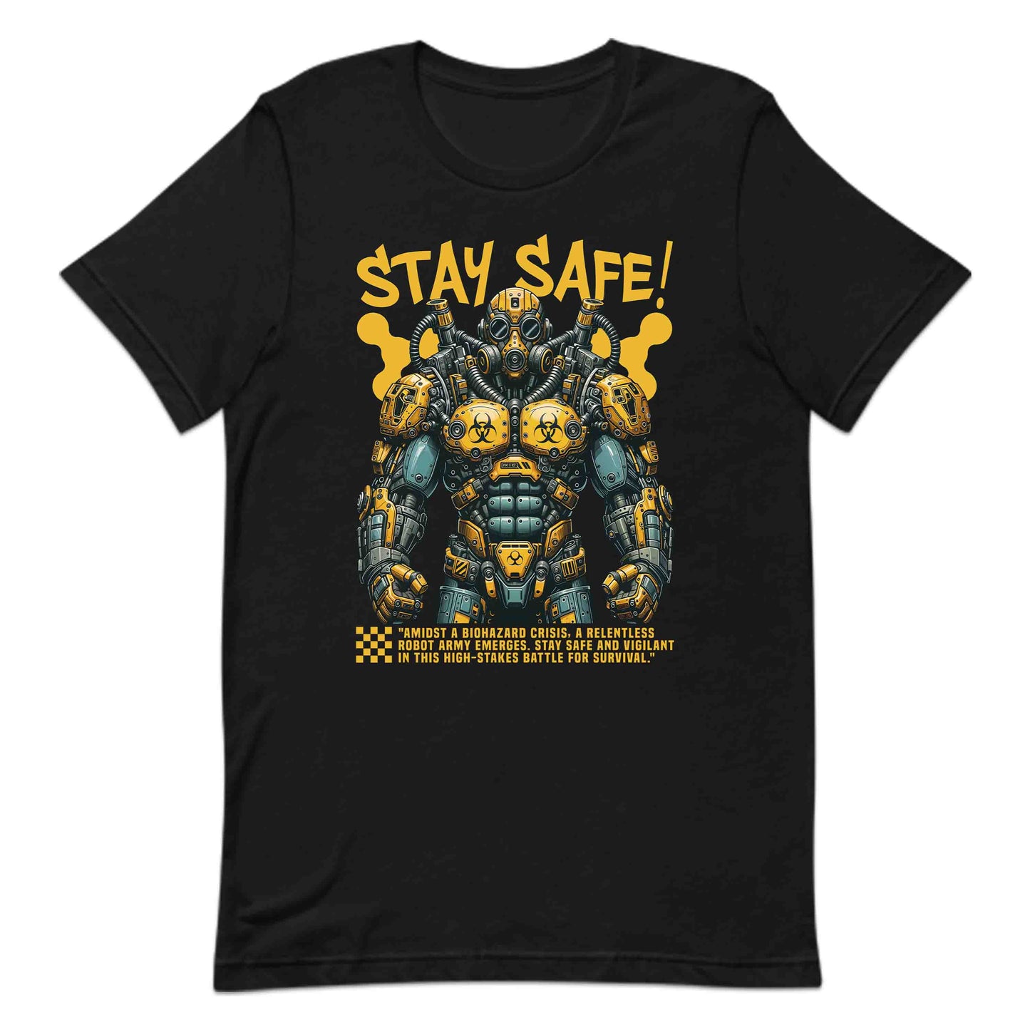Stay Safe Biohazard Robot Gas Mask Industrial Robot Army | PRODUCT CODE: STFSBHRZRDBTO