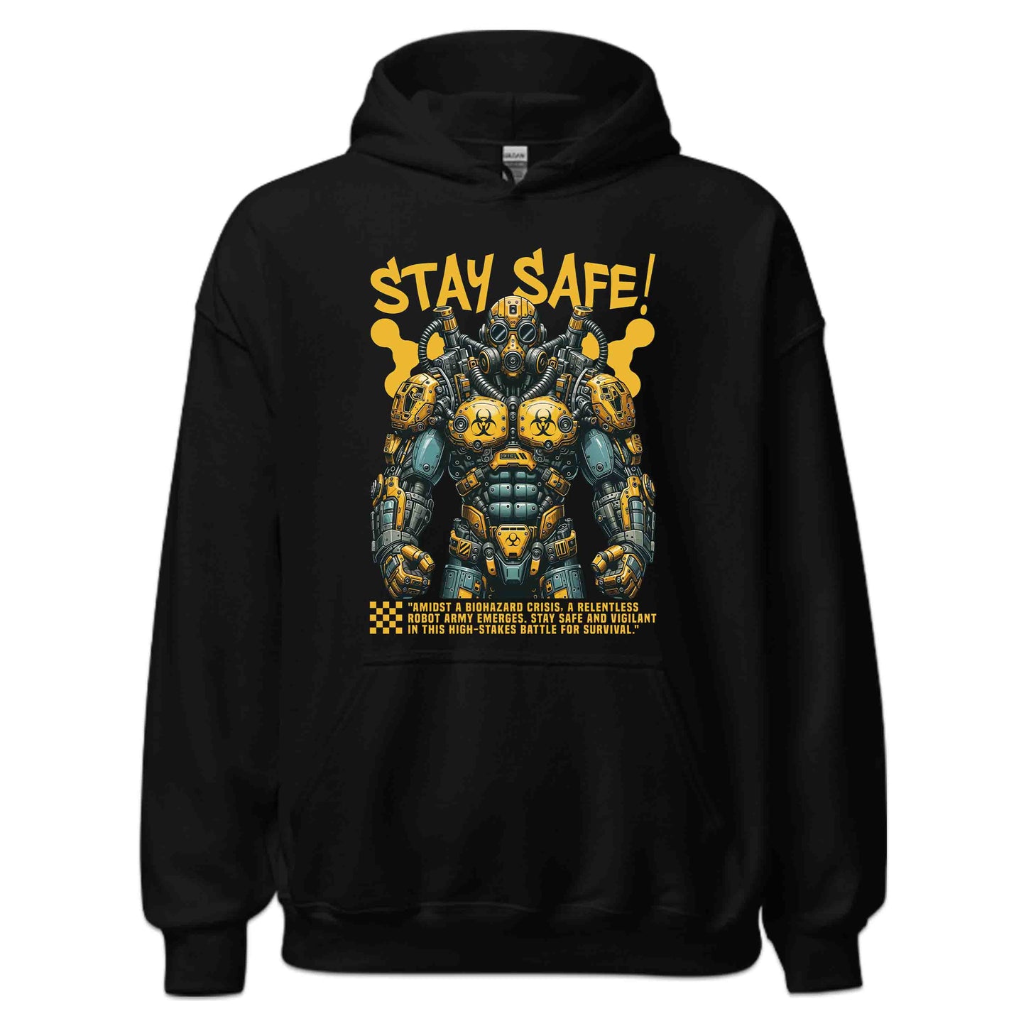 Stay Safe Biohazard Robot Gas Mask Industrial Robot Army | PRODUCT CODE: STFSBHRZRDBTO