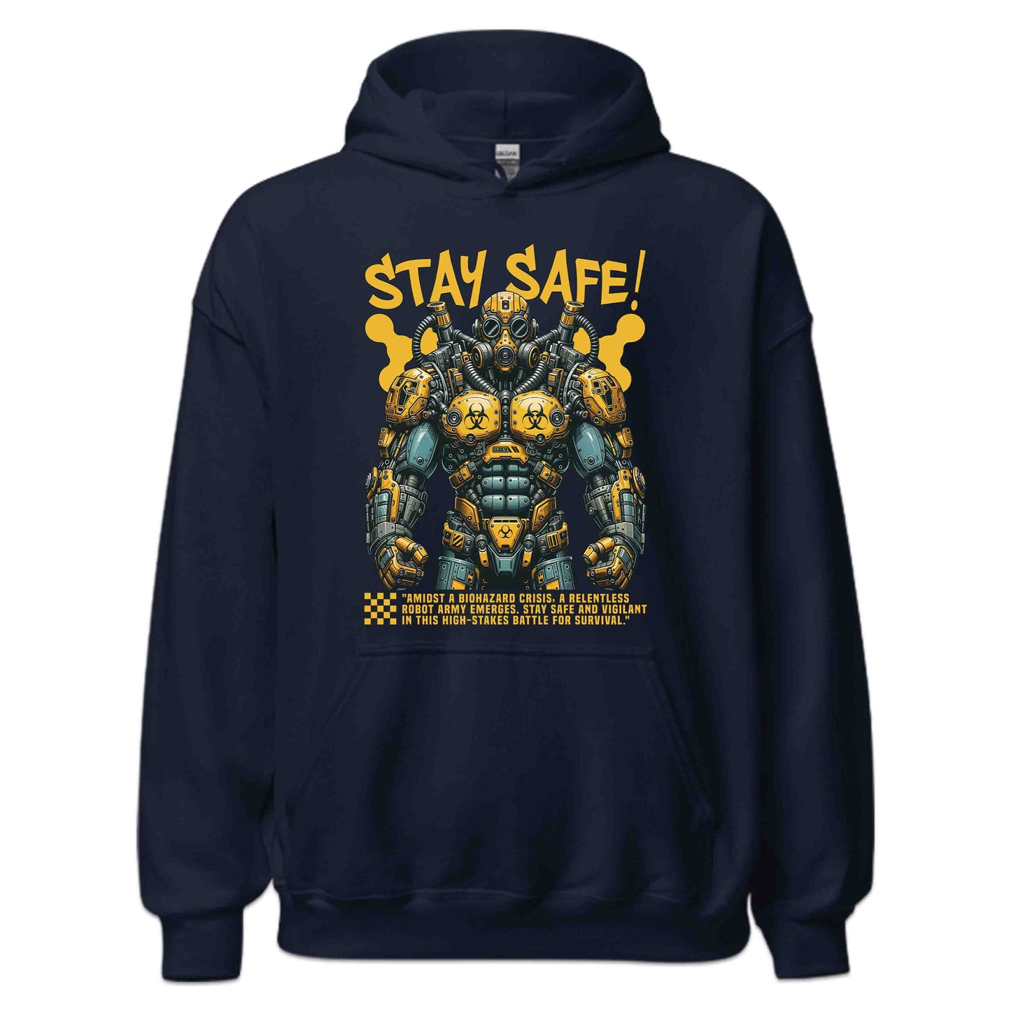 Stay Safe Biohazard Robot Gas Mask Industrial Robot Army | PRODUCT CODE: STFSBHRZRDBTO