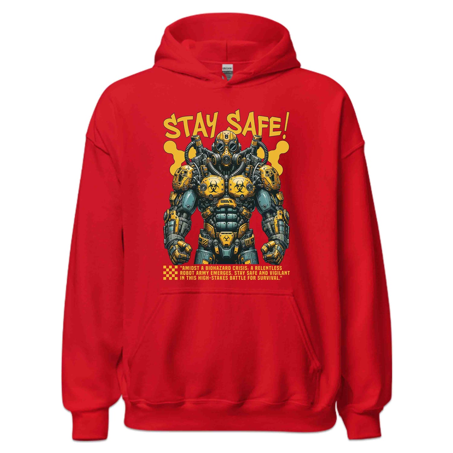 Stay Safe Biohazard Robot Gas Mask Industrial Robot Army | PRODUCT CODE: STFSBHRZRDBTO