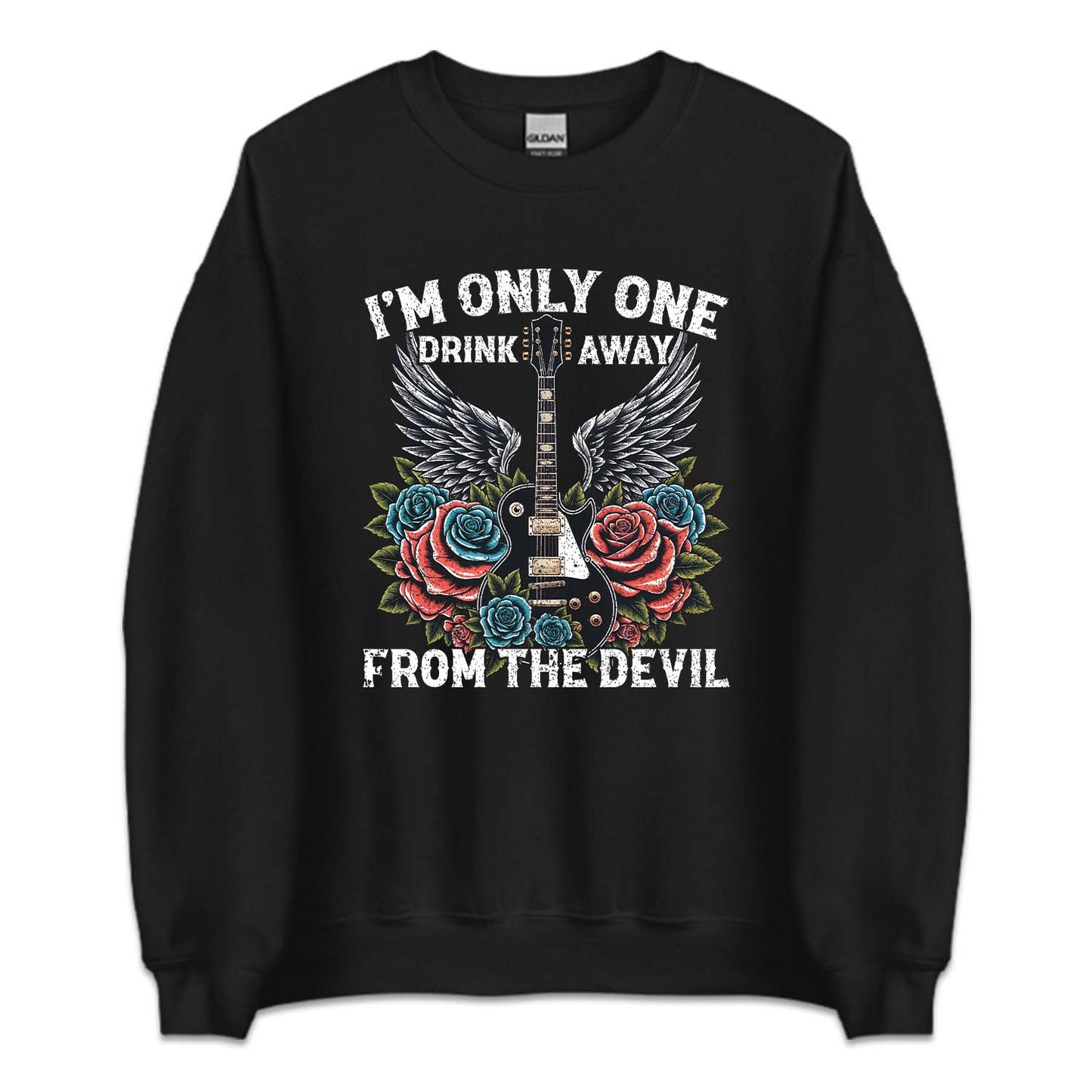 Western Guitar I Am Only One Drink Away From The Devil Cicada Concert | PRODUCT CODE: MAONLYDKRV