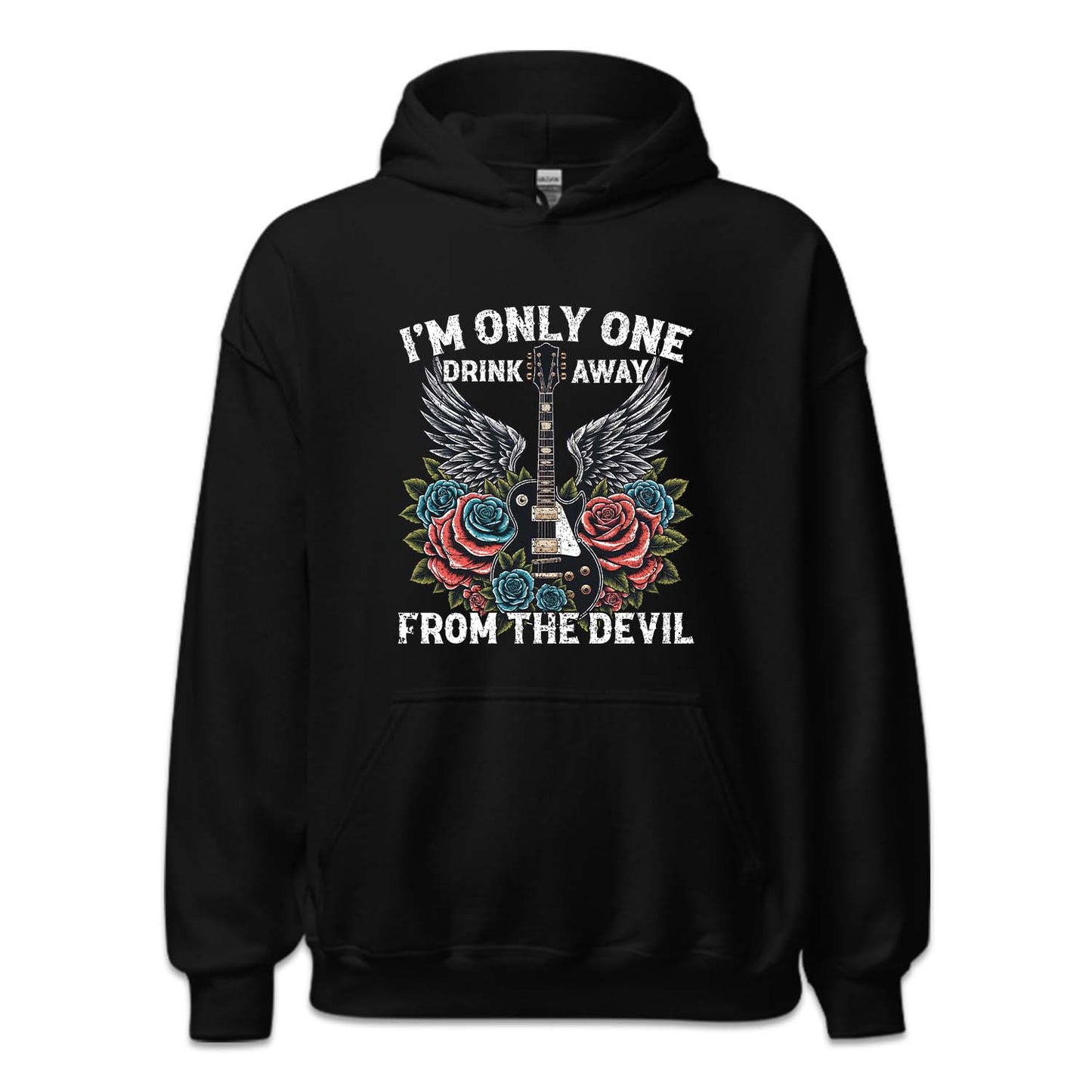 Western Guitar I Am Only One Drink Away From The Devil Cicada Concert | PRODUCT CODE: MAONLYDKRV
