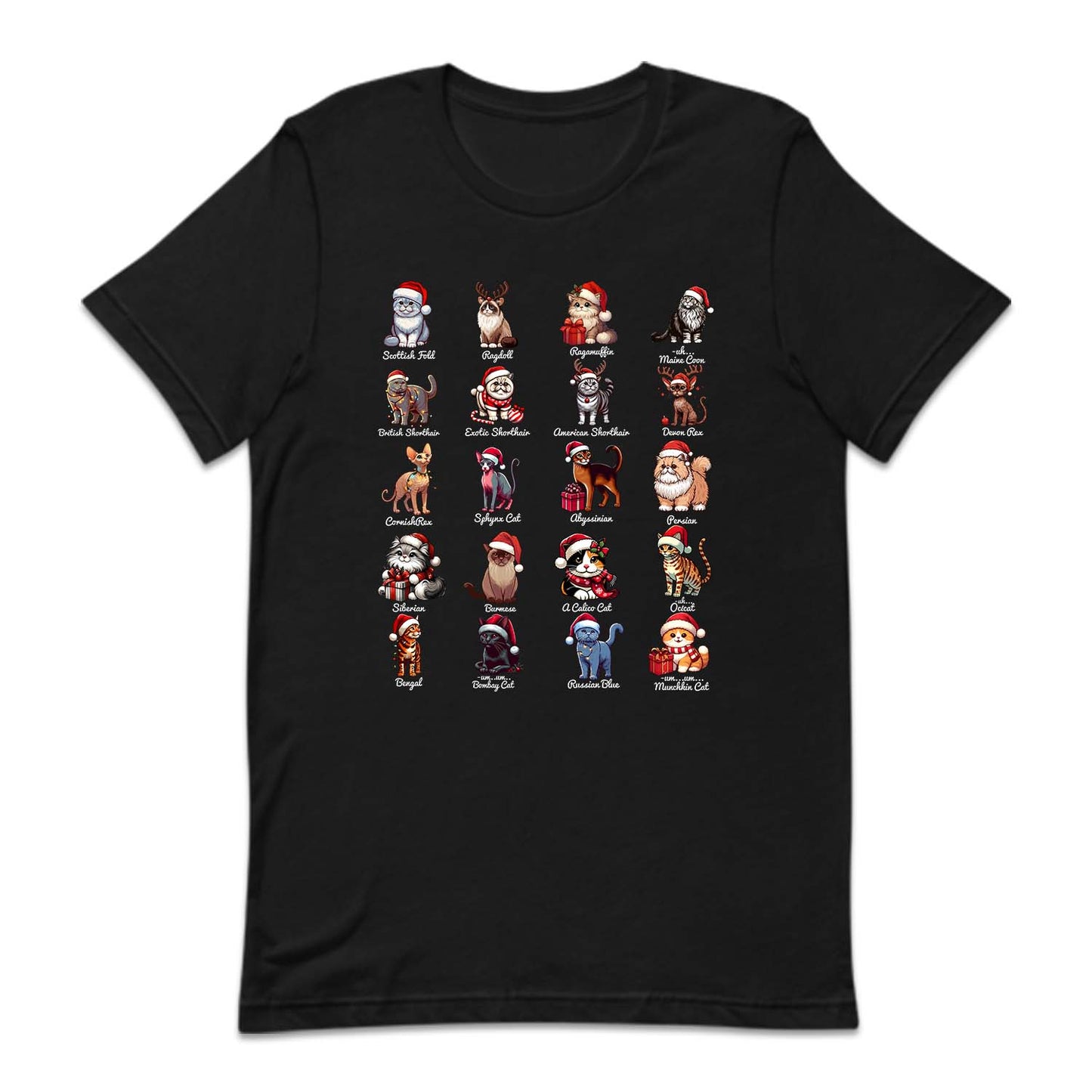 Christmas Taylor Midnights Xmas Cats Breeds | PRODUCT CODE: CHTBRDTYLSW