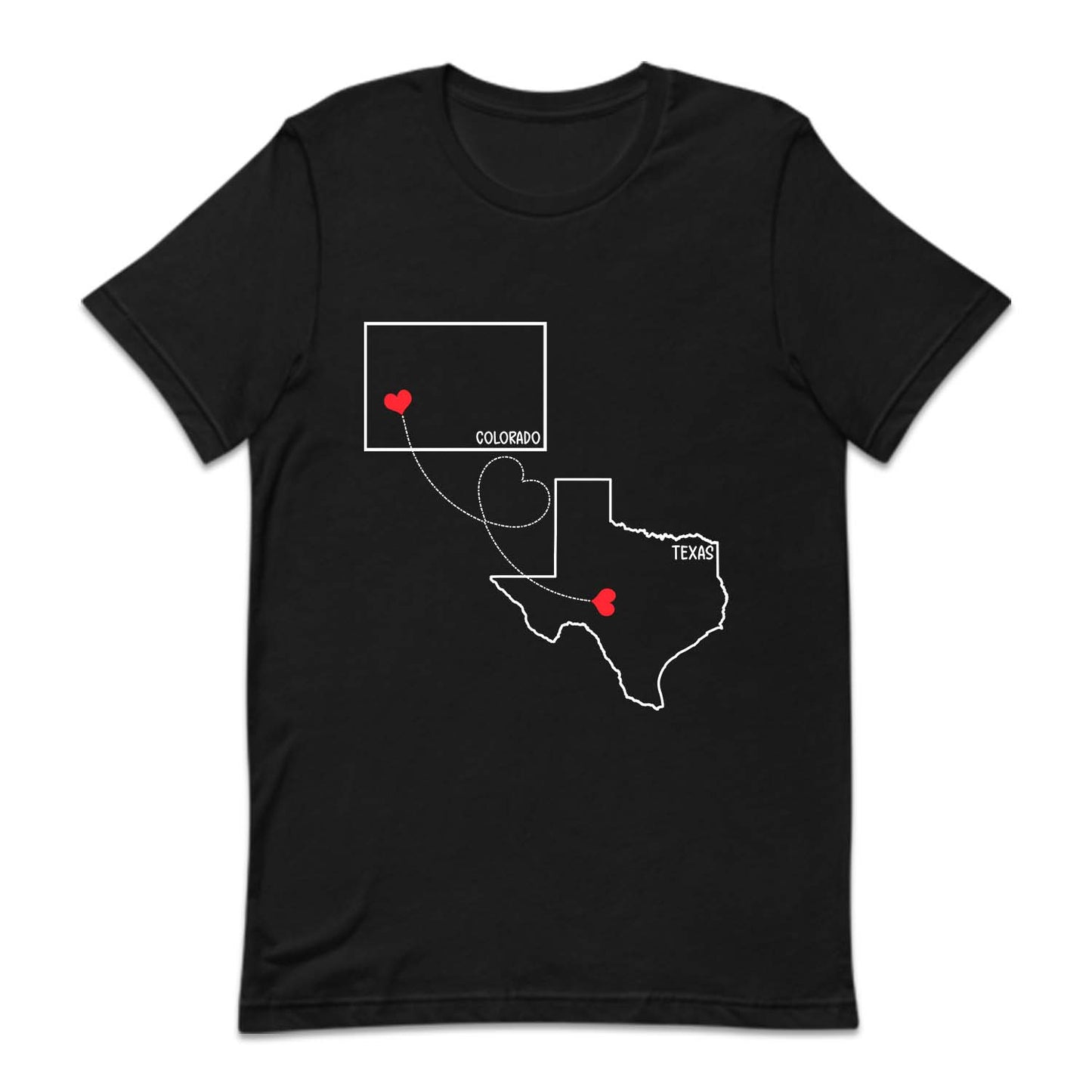 Personalized State to State Long Distance Relationship | PRODUCT CODE: CSTATLNGDC