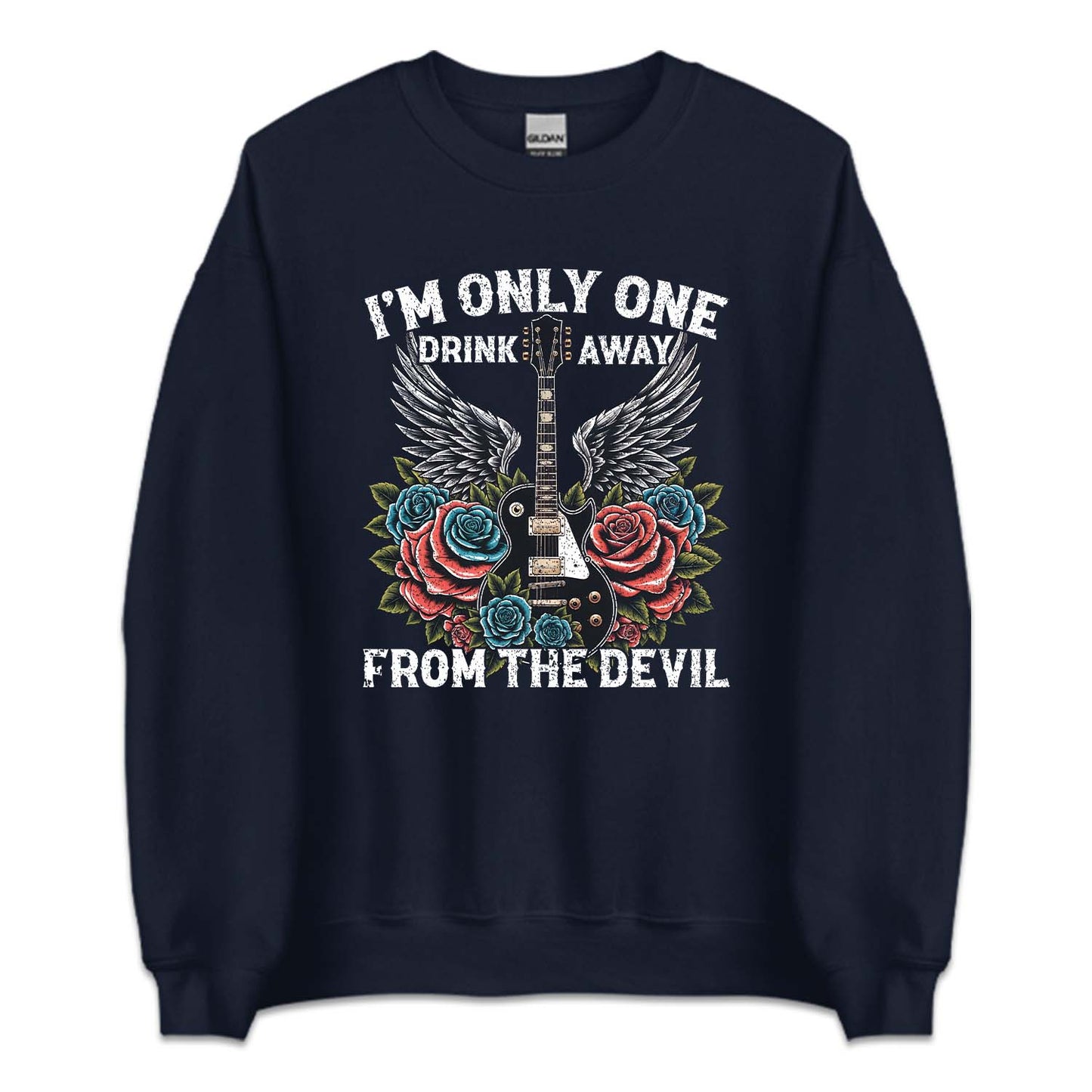 Western Guitar I Am Only One Drink Away From The Devil Cicada Concert | PRODUCT CODE: MAONLYDKRV