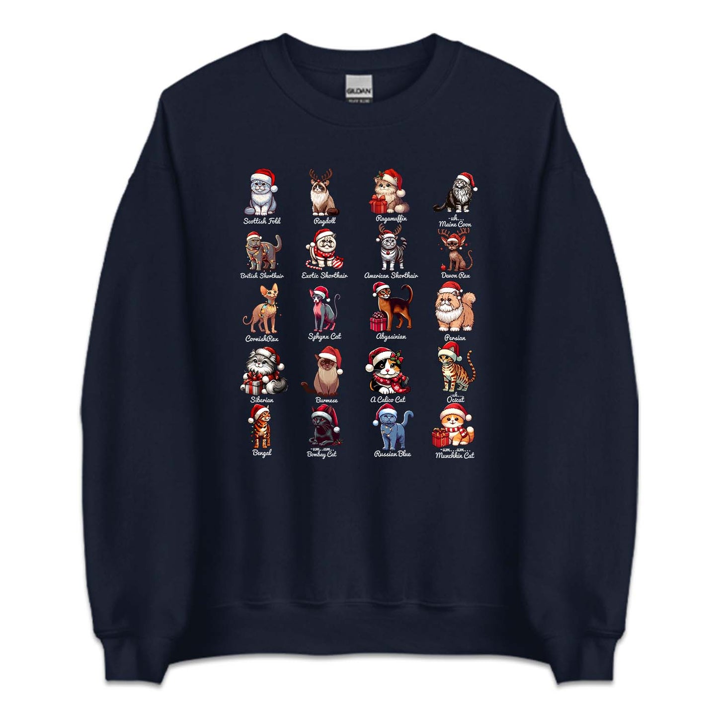 Christmas Taylor Midnights Xmas Cats Breeds | PRODUCT CODE: CHTBRDTYLSW