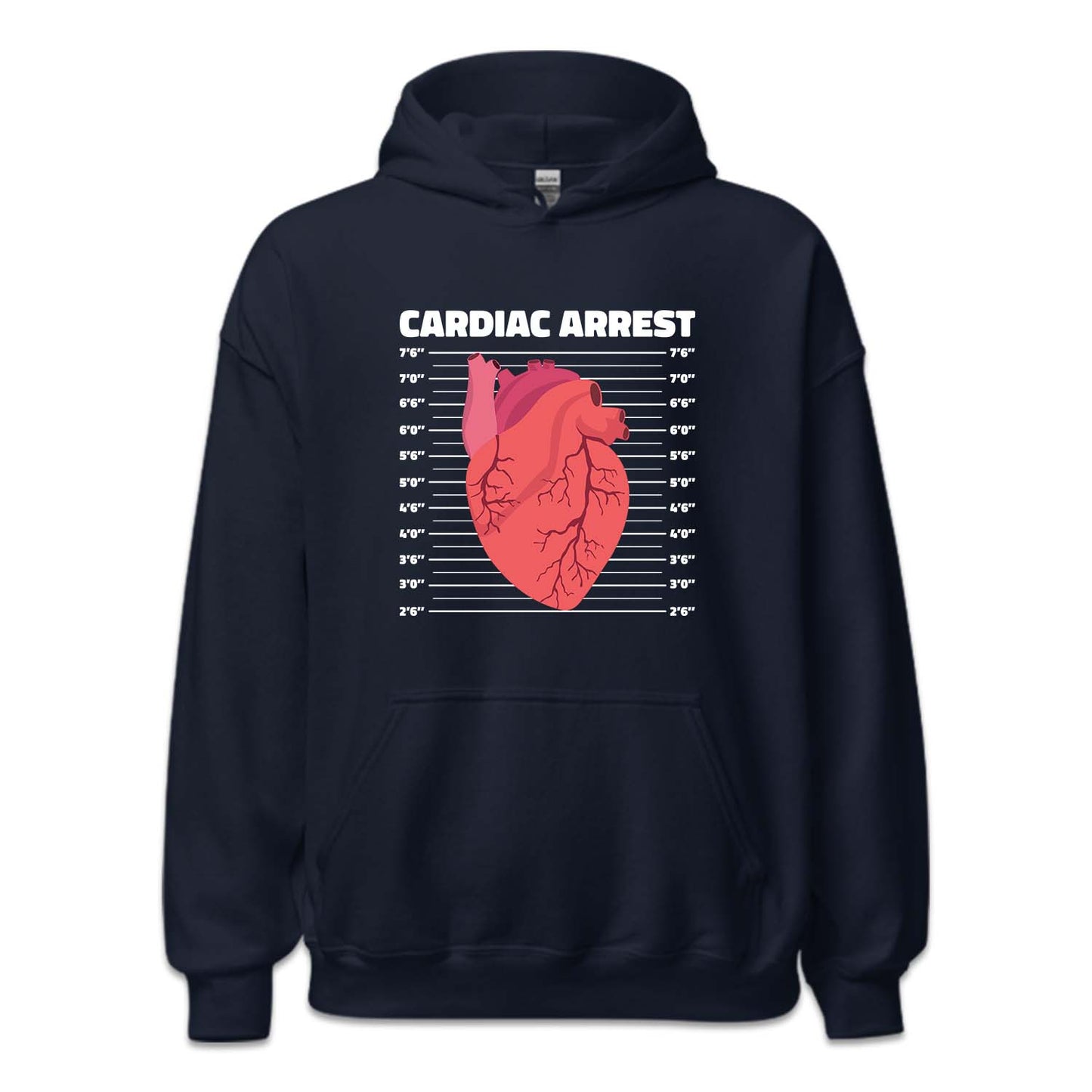 Cardiac Arrest Anatomical Heart Humor | PRODUCT CODE: CRDNRASTG