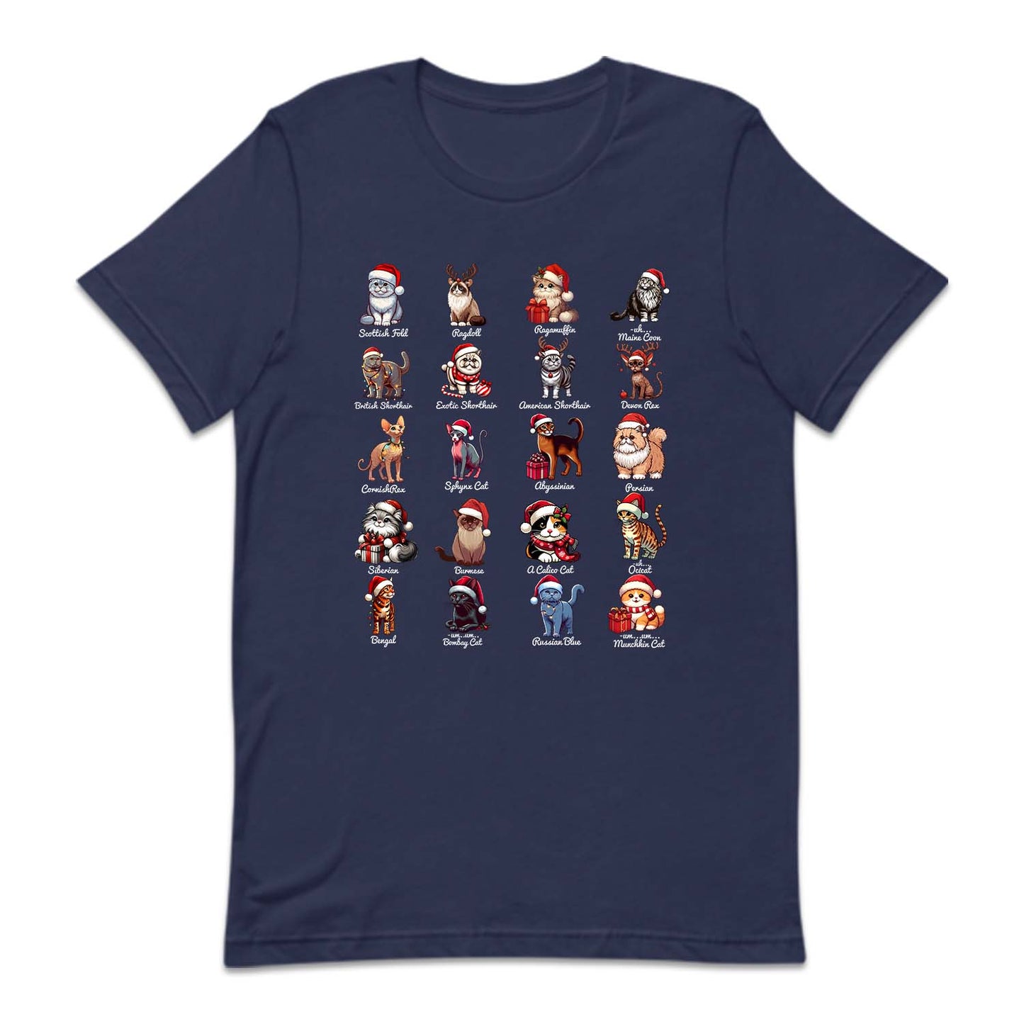 Christmas Taylor Midnights Xmas Cats Breeds | PRODUCT CODE: CHTBRDTYLSW