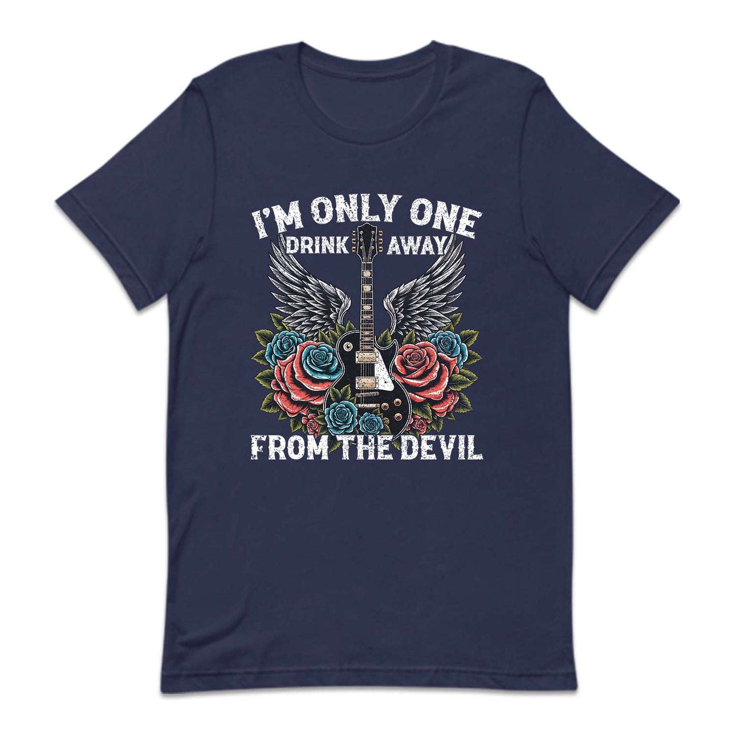 Western Guitar I Am Only One Drink Away From The Devil Cicada Concert | PRODUCT CODE: MAONLYDKRV