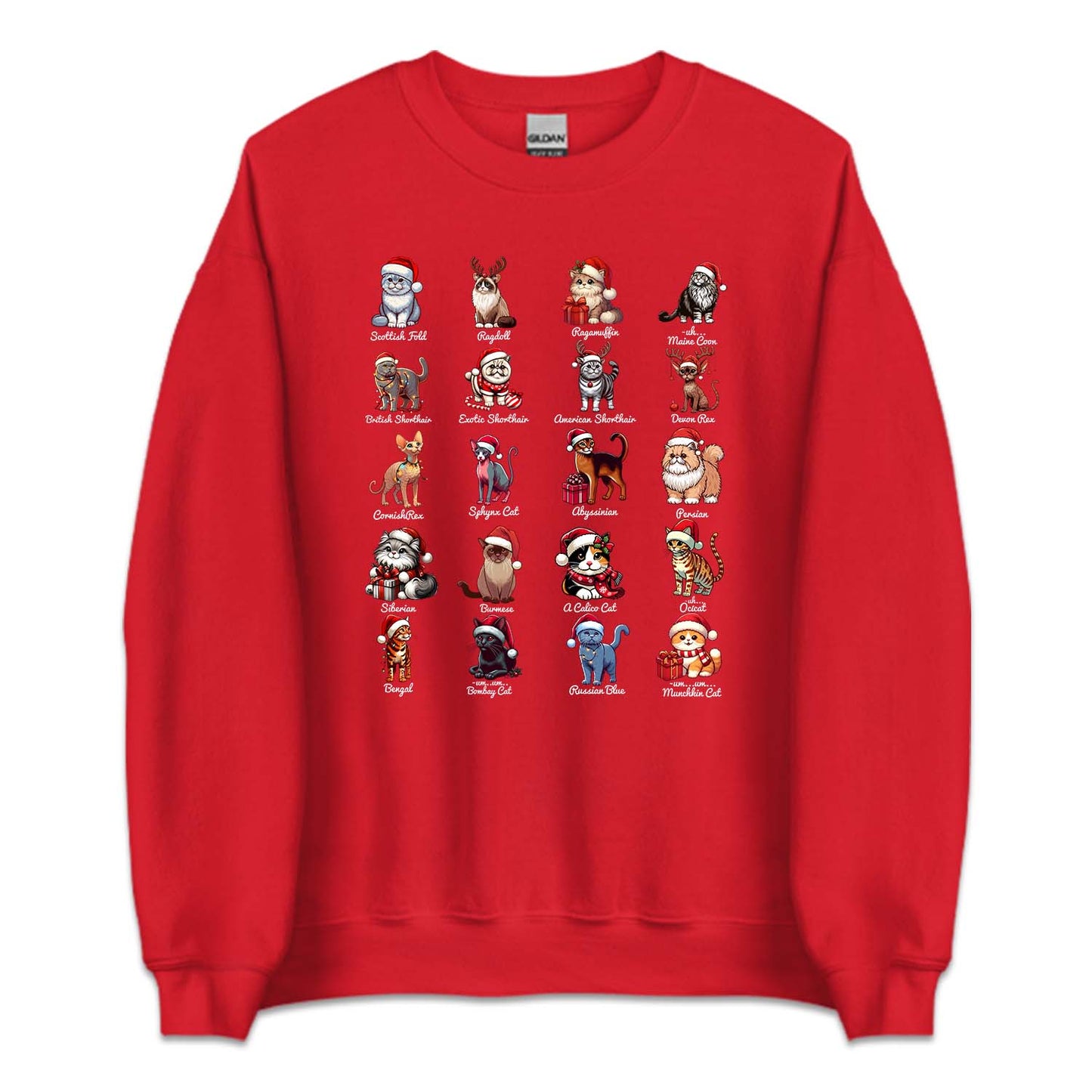 Christmas Taylor Midnights Xmas Cats Breeds | PRODUCT CODE: CHTBRDTYLSW