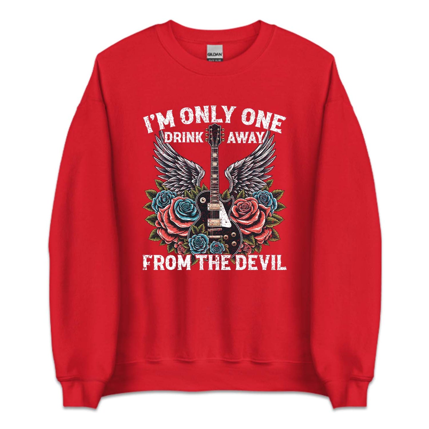 Western Guitar I Am Only One Drink Away From The Devil Cicada Concert | PRODUCT CODE: MAONLYDKRV