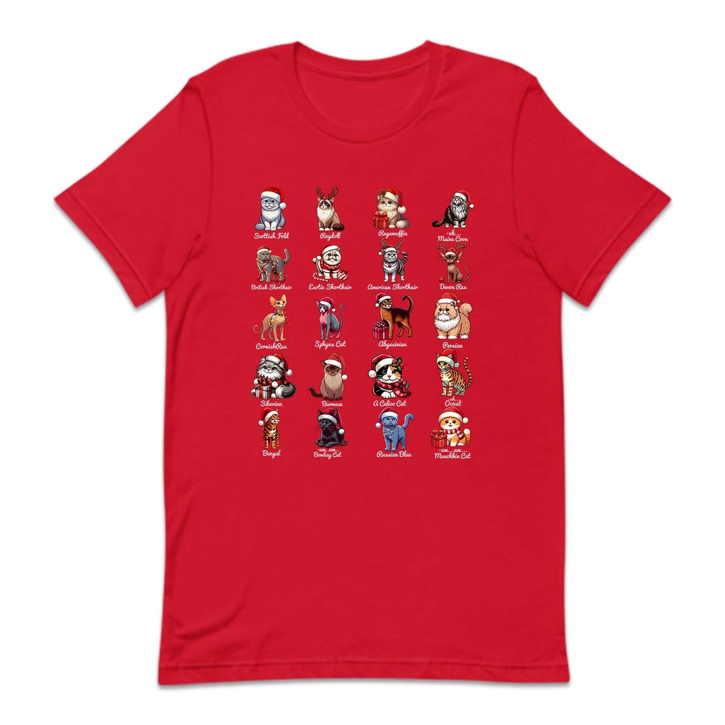 Christmas Taylor Midnights Xmas Cats Breeds | PRODUCT CODE: CHTBRDTYLSW