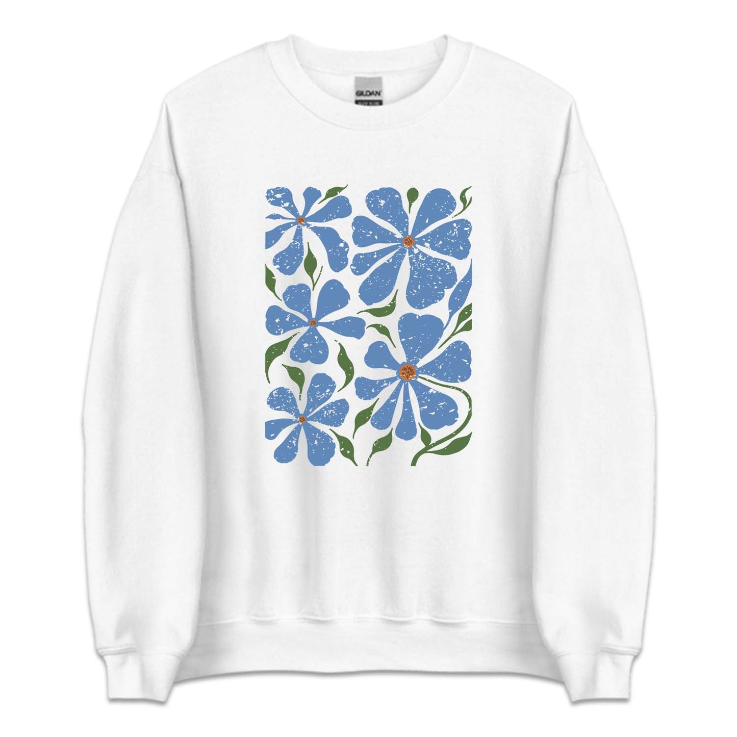 Vintage Floral Boho Blue Daisy Flowers | PRODUCT CODE: DSYFLORBH