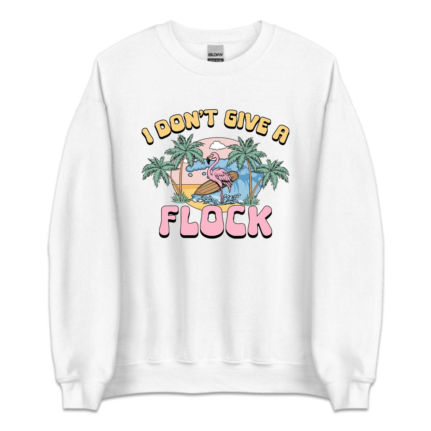 I Don't Give a Flock Funny Flamingo | PRODUCT CODE: IDNTFLKCO