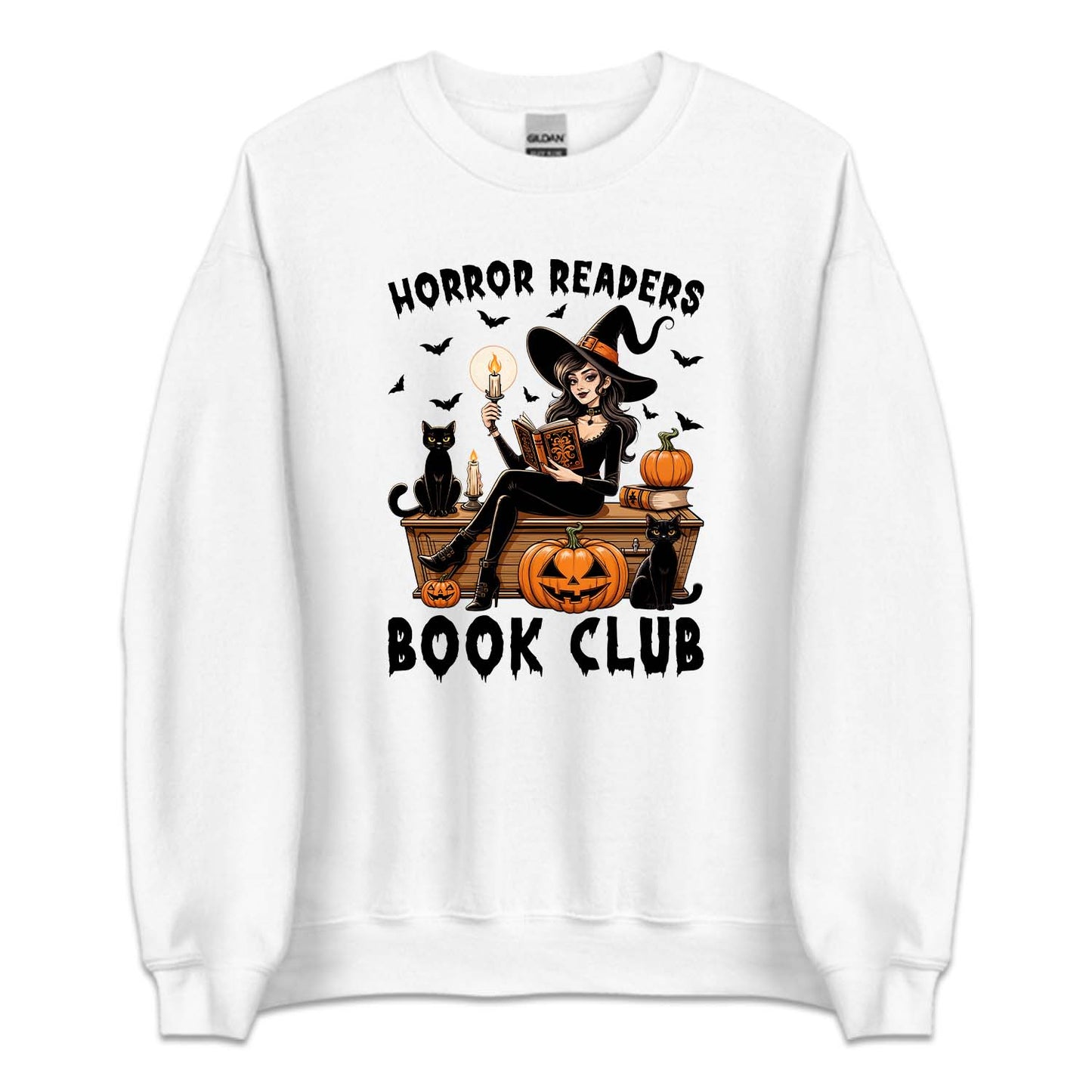 Horror Readers Book Club Gothic Halloween Witch Reading Spell Book | PRODUCT CODE: HRDEBKCBU