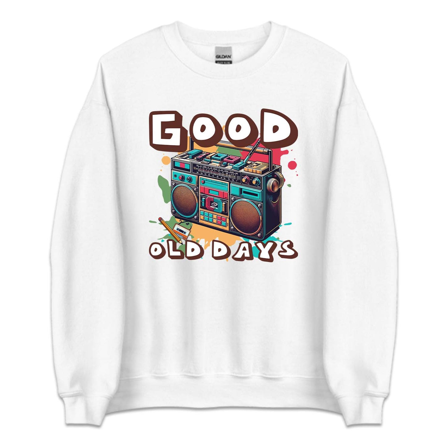 Retro Colorful 80s Cassette Good Old Days | PRODUCT CODE: GDLYSBMOX