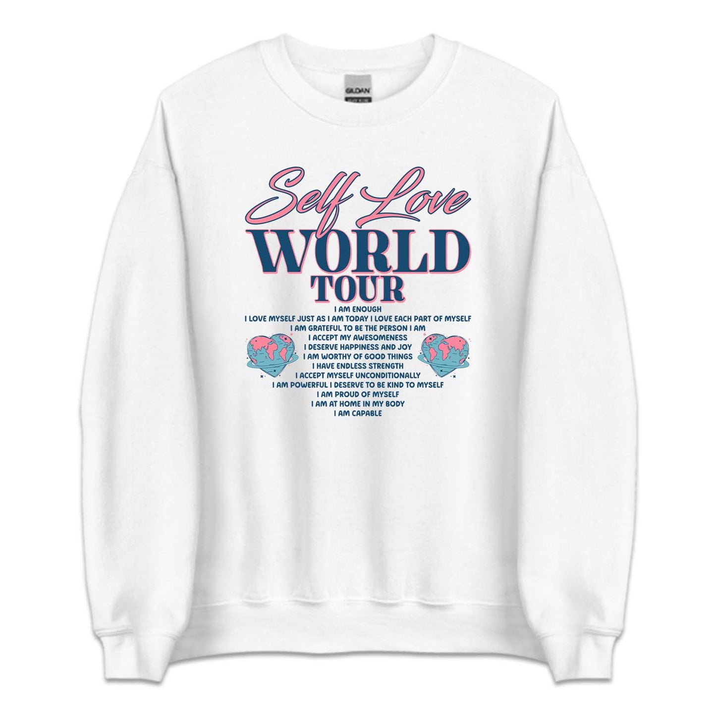 Self Love World Tour Positive Affirmations | PRODUCT CODE: SFLEVOWDLR