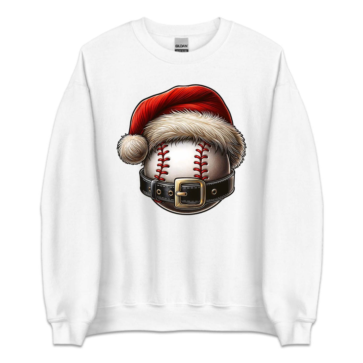 Baseball Christmas Santa Hat & Belt Baseball Xmas Sports | PRODUCT CODE: BSALCHRTANH