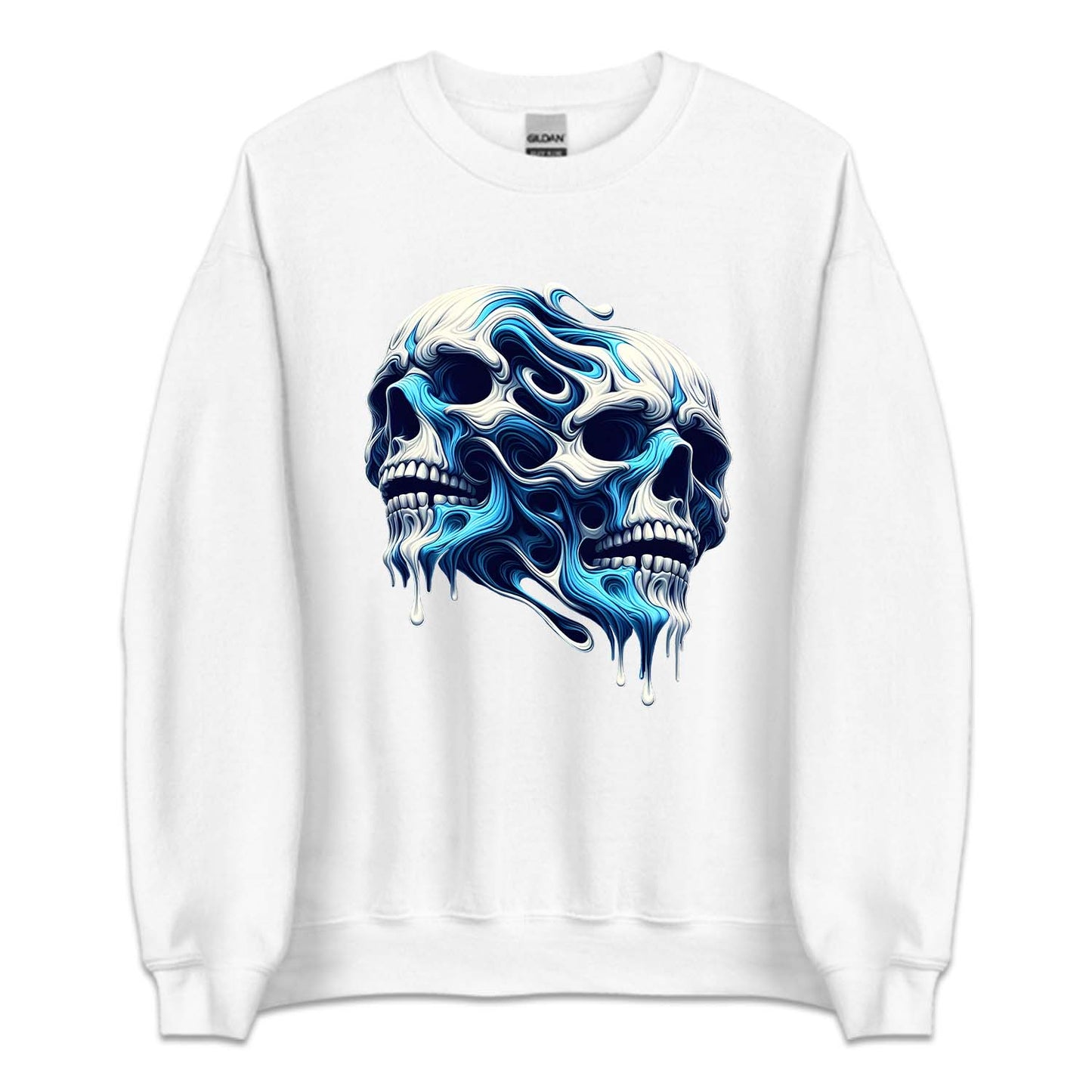 Vintage Y2k Screaming Skull Emo Nostalgia Streetwear | PRODUCT CODE: SCRGSKLUV