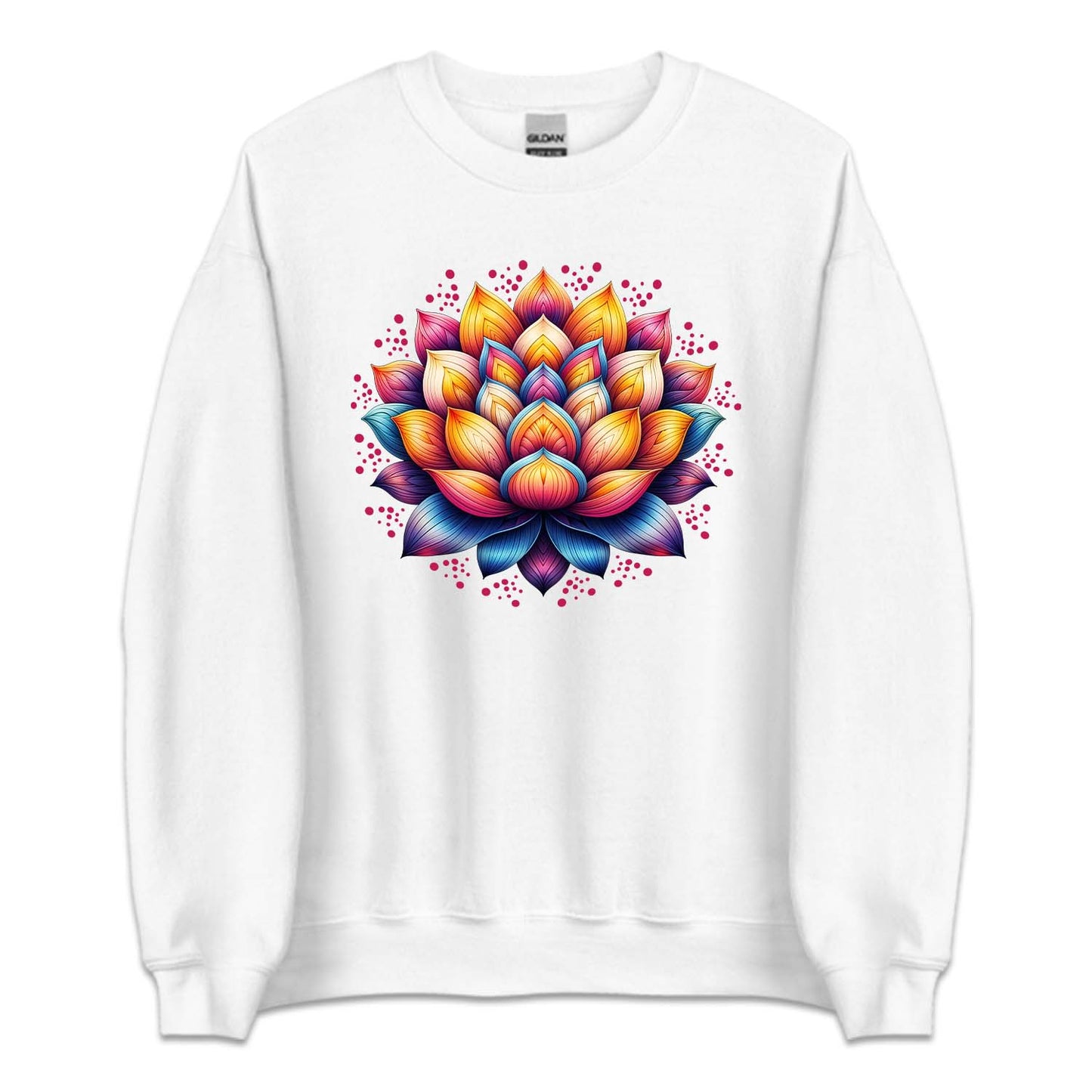 Psychedelic Colorful Lotus Flower | PRODUCT CODE: PSYDLTUSFLO