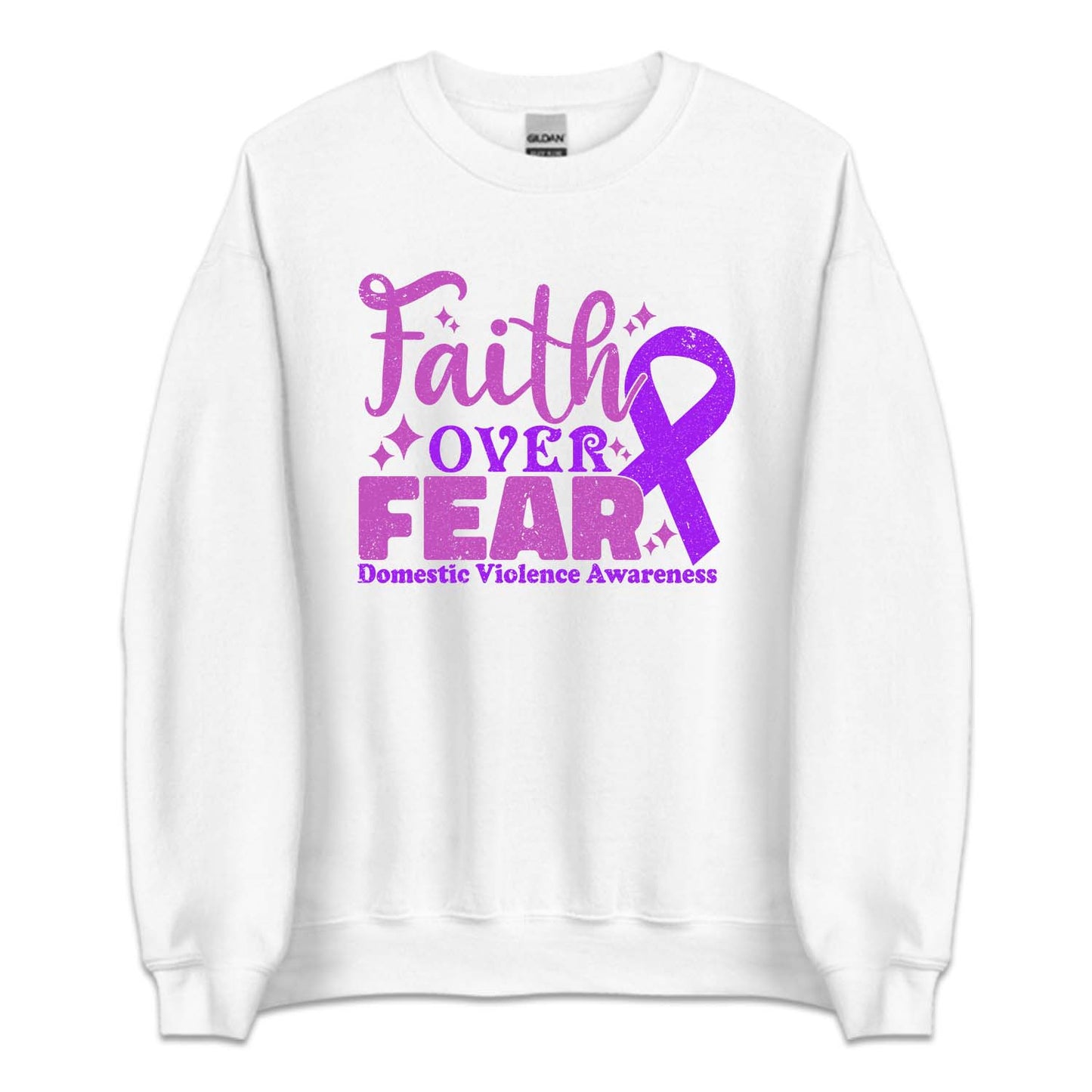 Domestic Violence Awareness DV Warrior Purple Ribbon | PRODUCT CODE: PRLRBNIODM