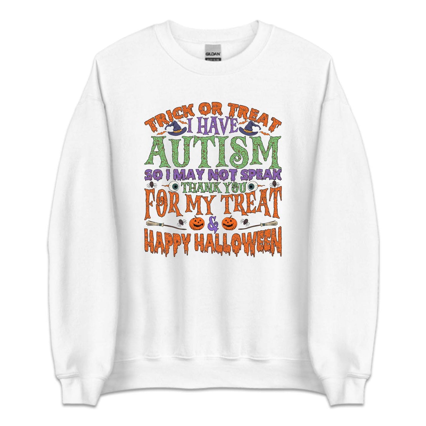 Trick Or Treat Autism Happy Halloween | PRODUCT CODE: TRRCKASMH