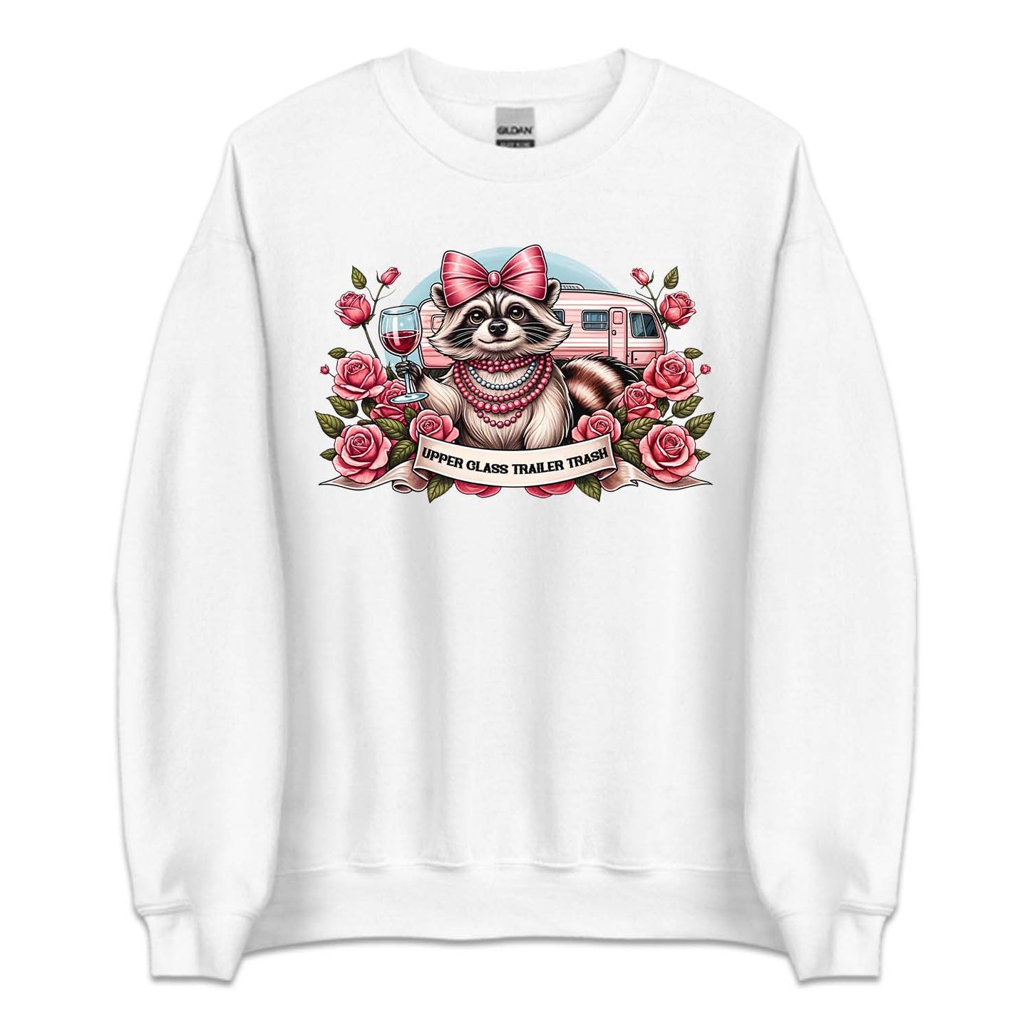 Upper Class Trailer Trash Cute Raccoon | PRODUCT CODE: UPRCLSTRSH