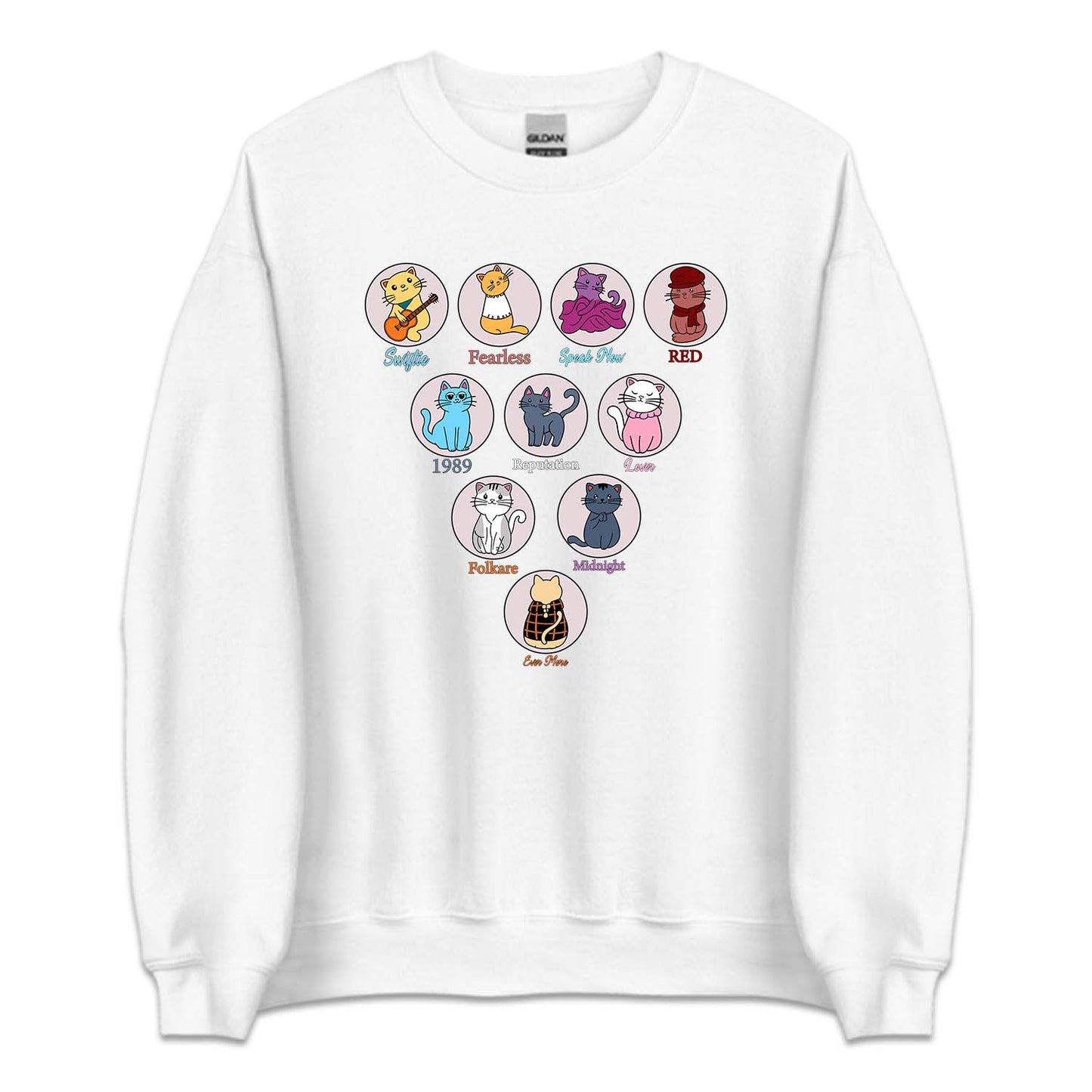 Adorable Swiftie Cat Collection Retro Swiftie Merchandise | PRODUCT CODE: ADTYLSFTCL