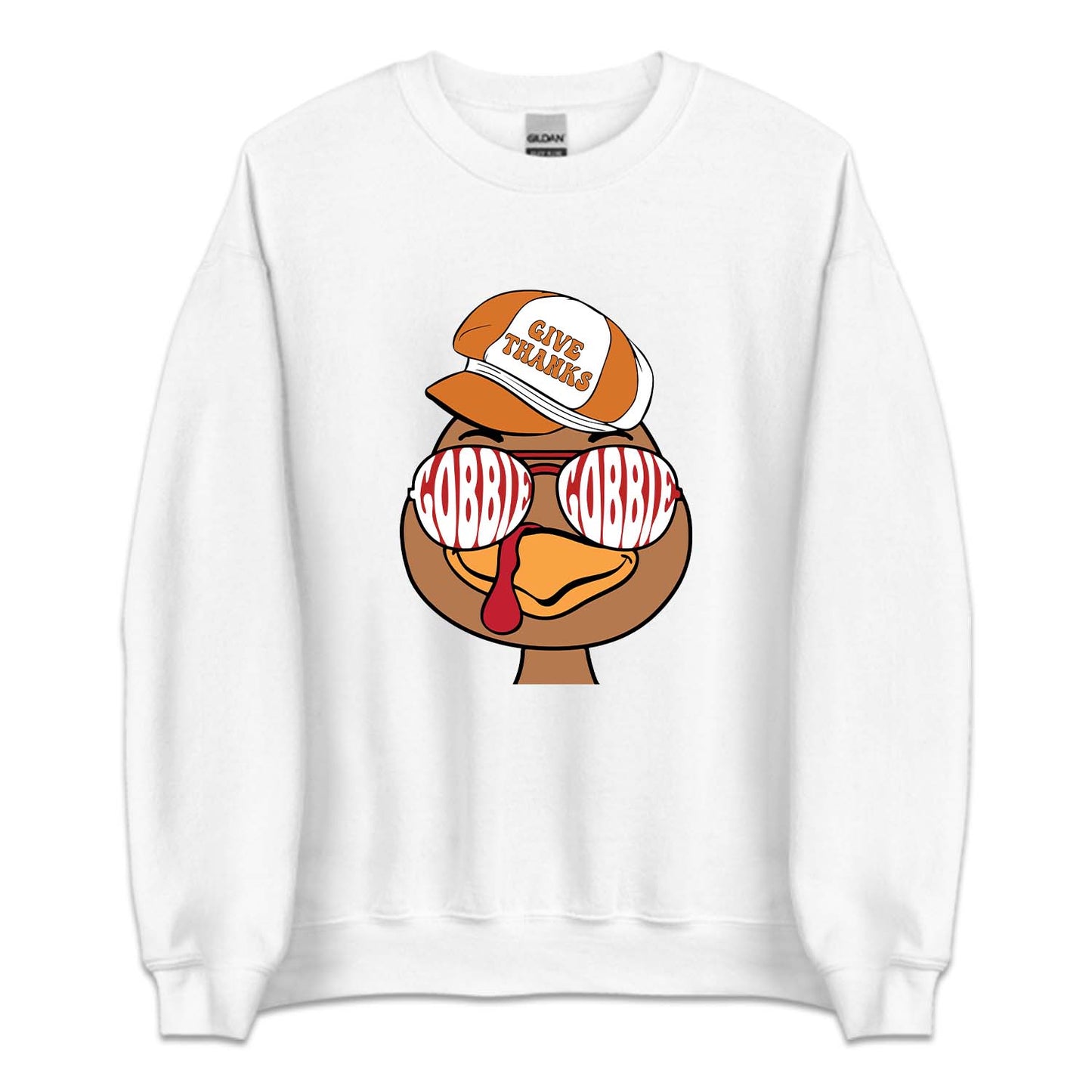 Give Thanks Gobble Gobble Thanksgiving Funny Turkey | PRODUCT CODE: GVTHNKSGBLE