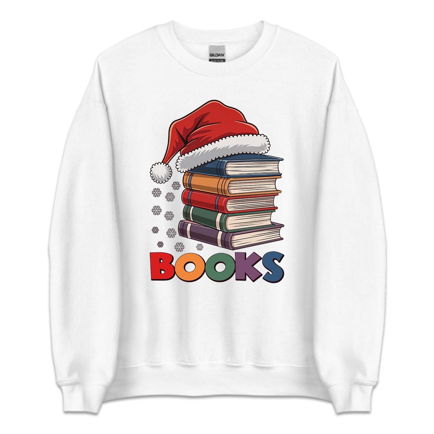 Christmas Books With Santa Hat Merry Bookmas Xmas Reading | PRODUCT CODE: CHTRBKSAFTM