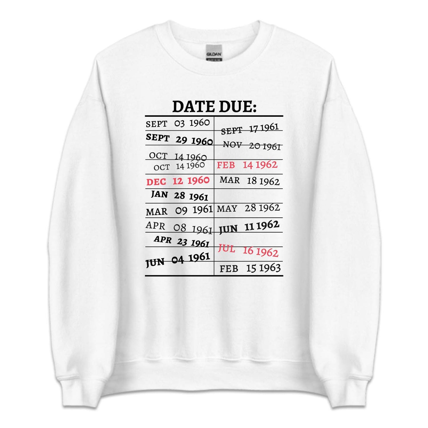 Library Card Due Date Return to Library | PRODUCT CODE: LBCDTEBOS