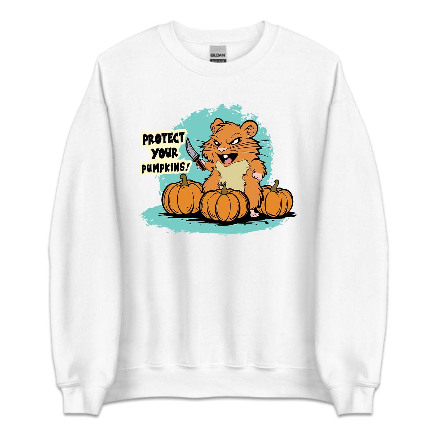 Protect Your Pumpkins Halloween Cute Hamster | PRODUCT CODE: PRTYUMHTS